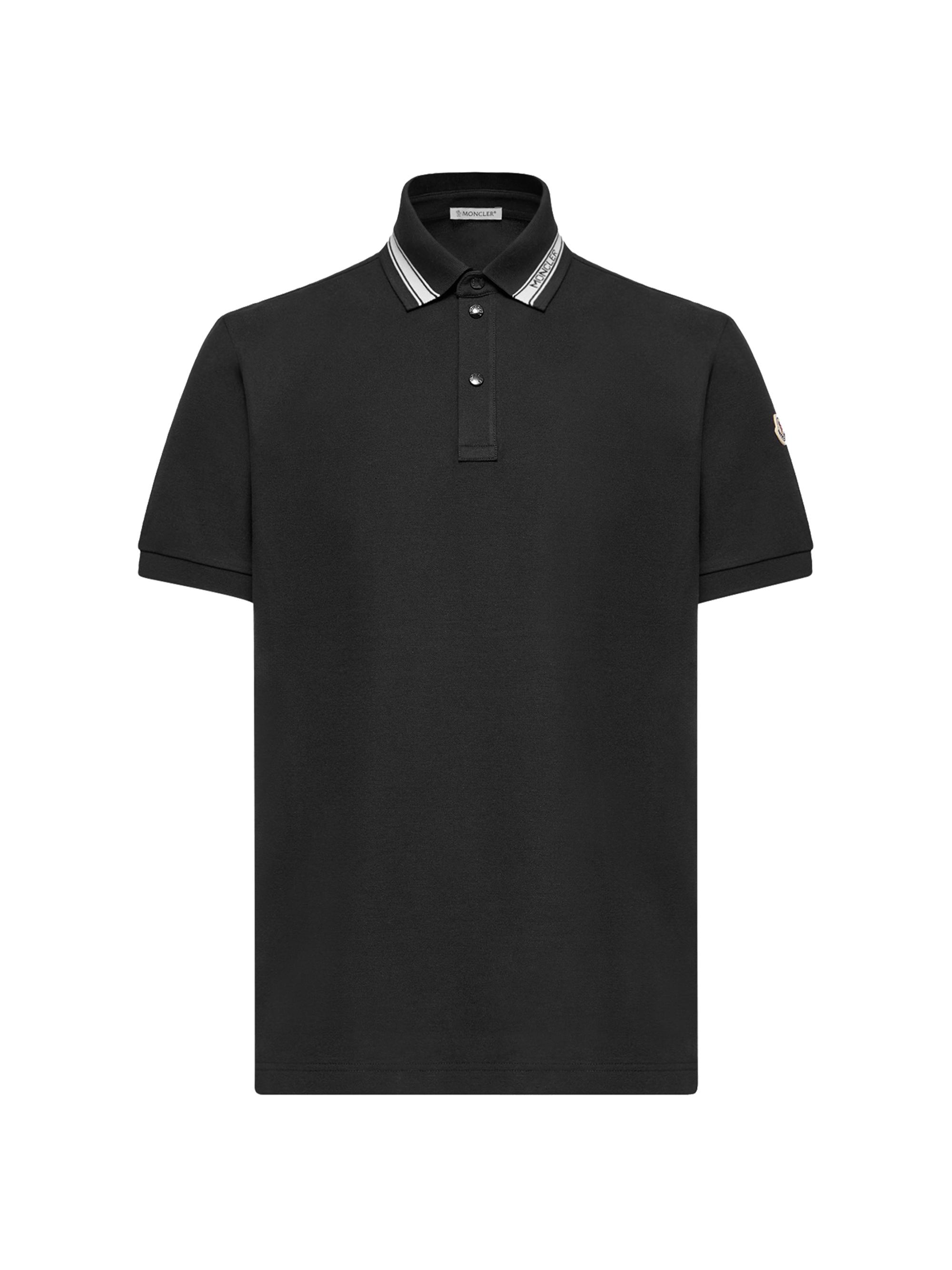 Prada Stretch Cotton Polo Shirt with Nylon Details | Saks Fifth Avenue