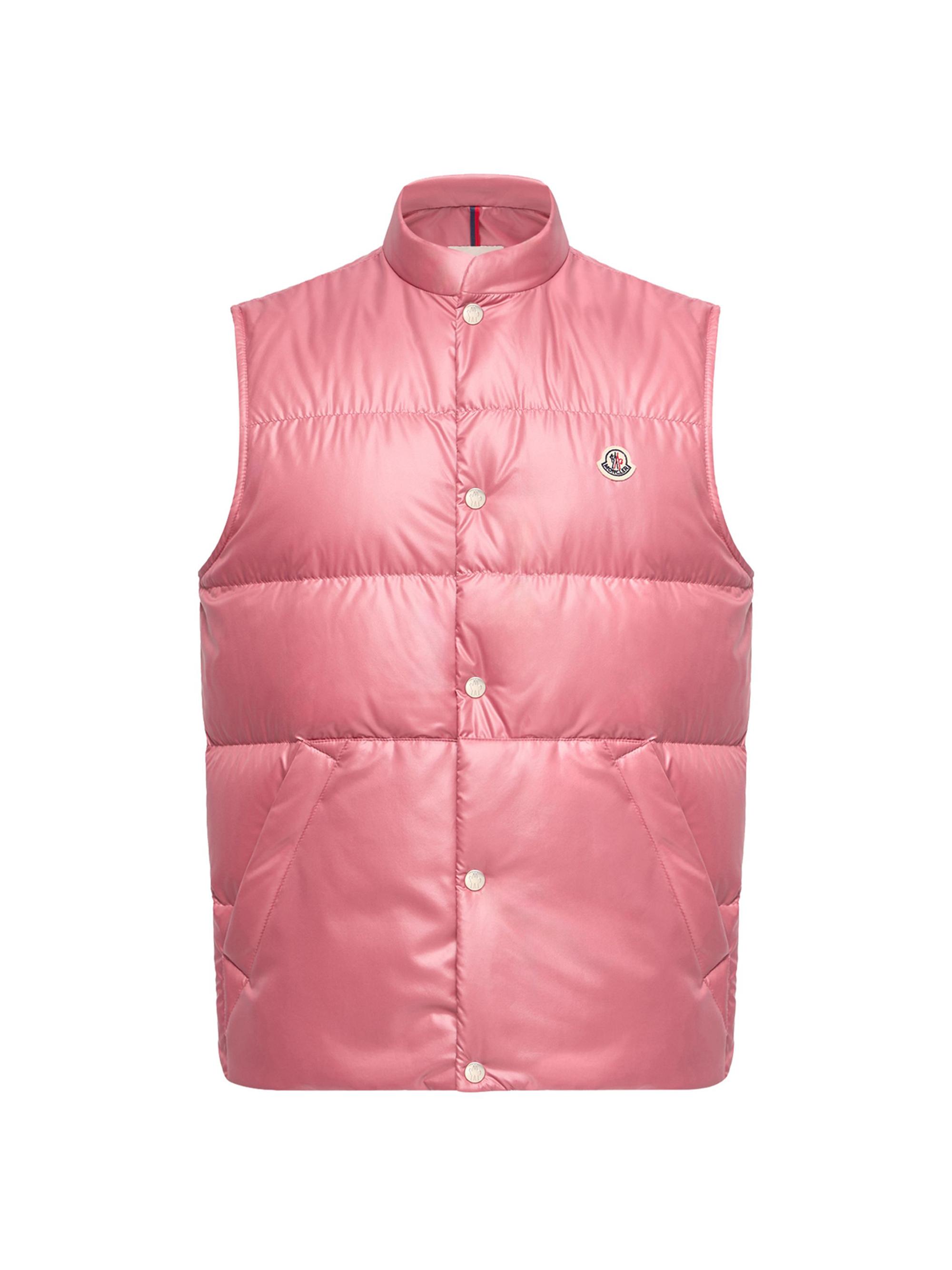 Moncler Men's Restigo Puffer Vest - Bright Pink