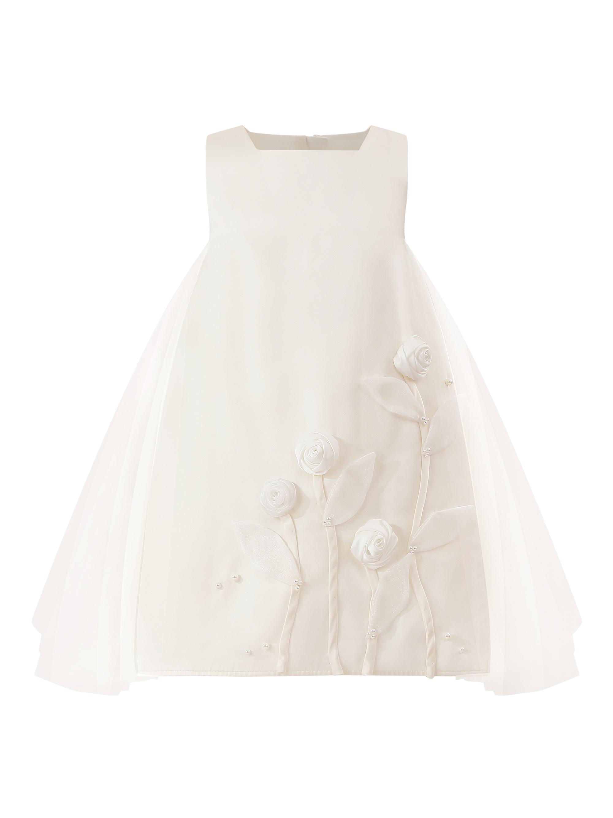 white christmas dresses Baby Girl Farm Dress Collared | Coastal Jersey main image 1