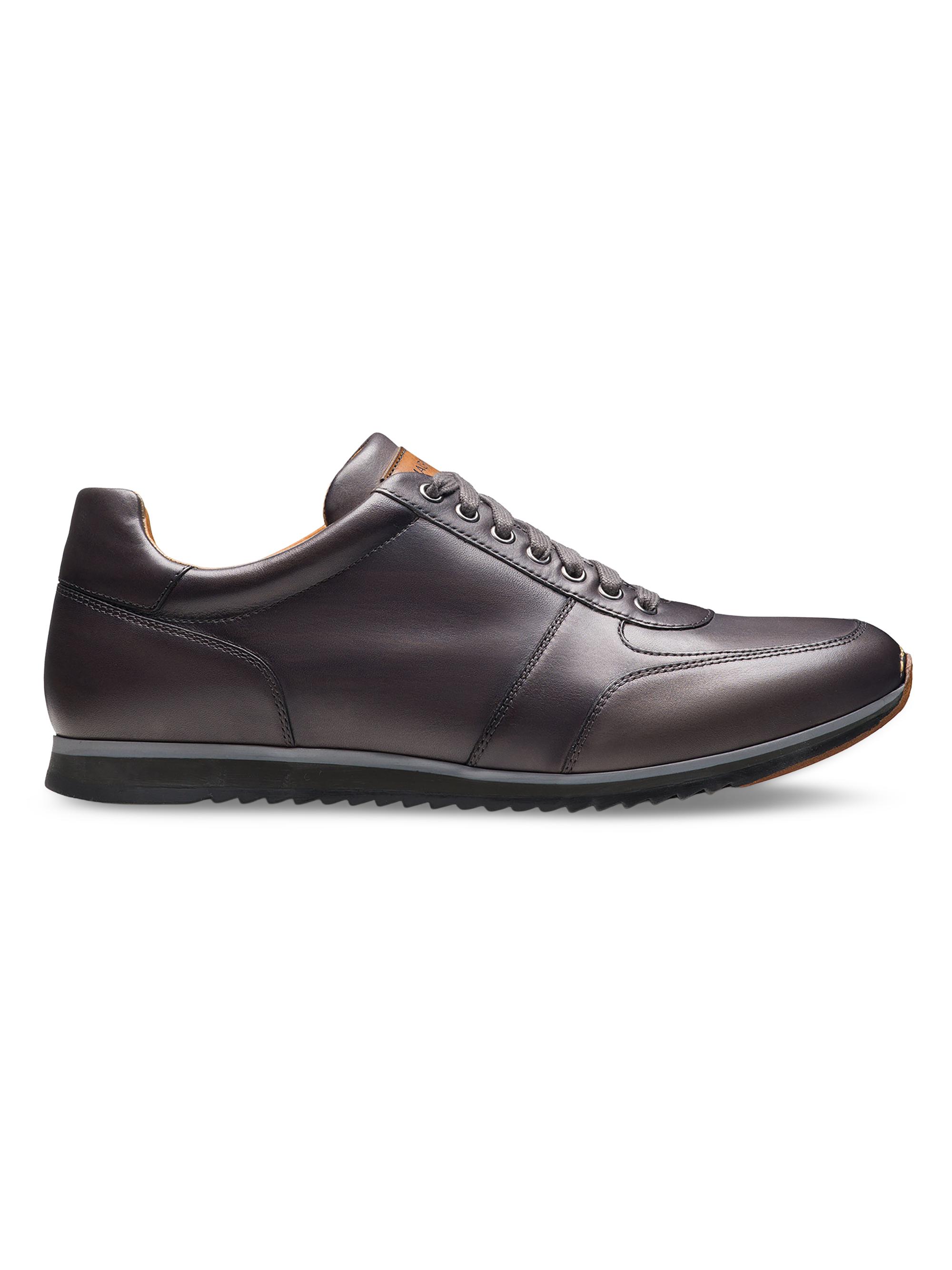Magnanni Men's Ibiza III Leather Low-Top Sneakers - Grey