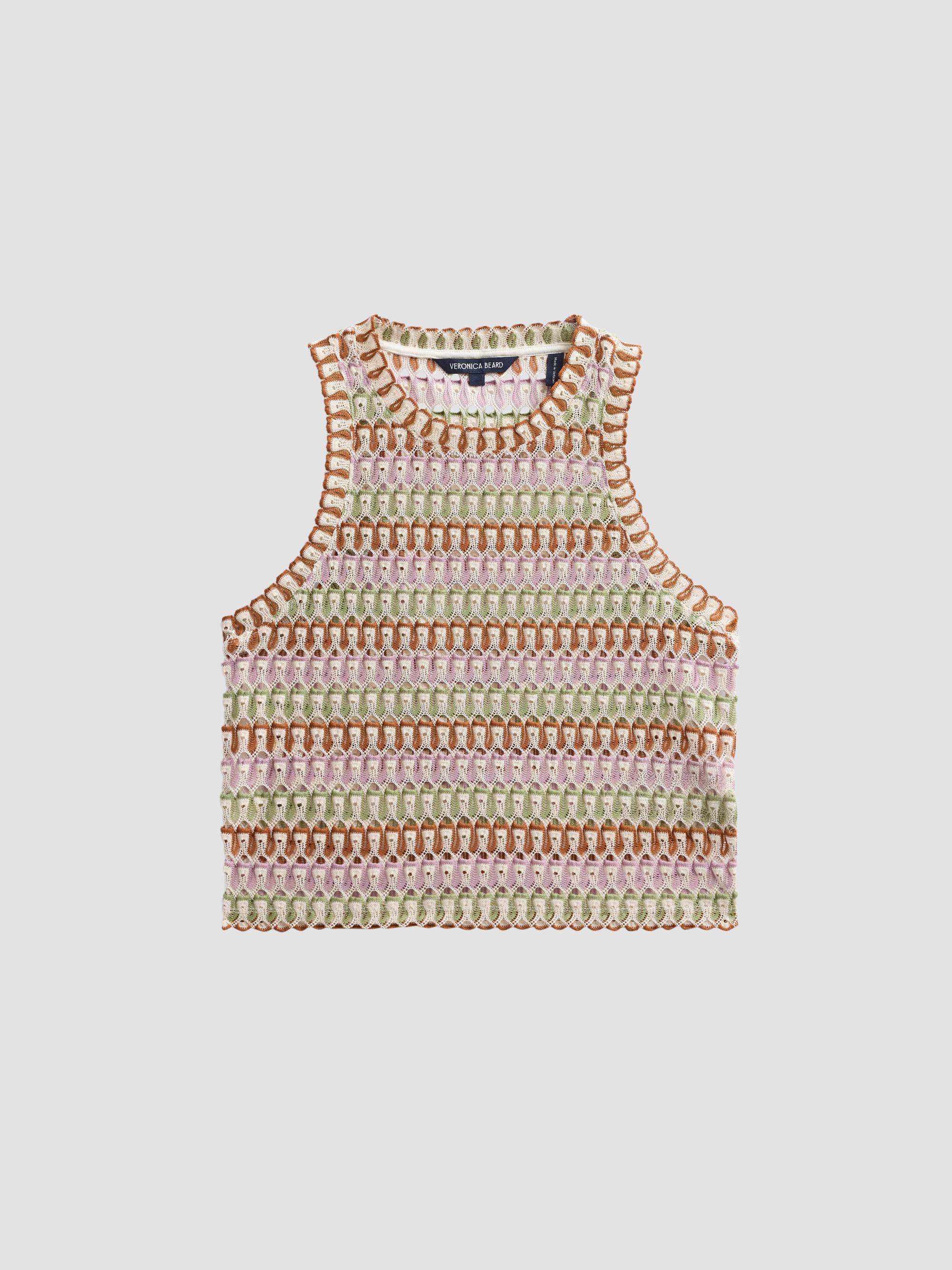 Veronica Beard Women's Rhett Knit Tank - Deep Ochre Dove | Thumbnail 6