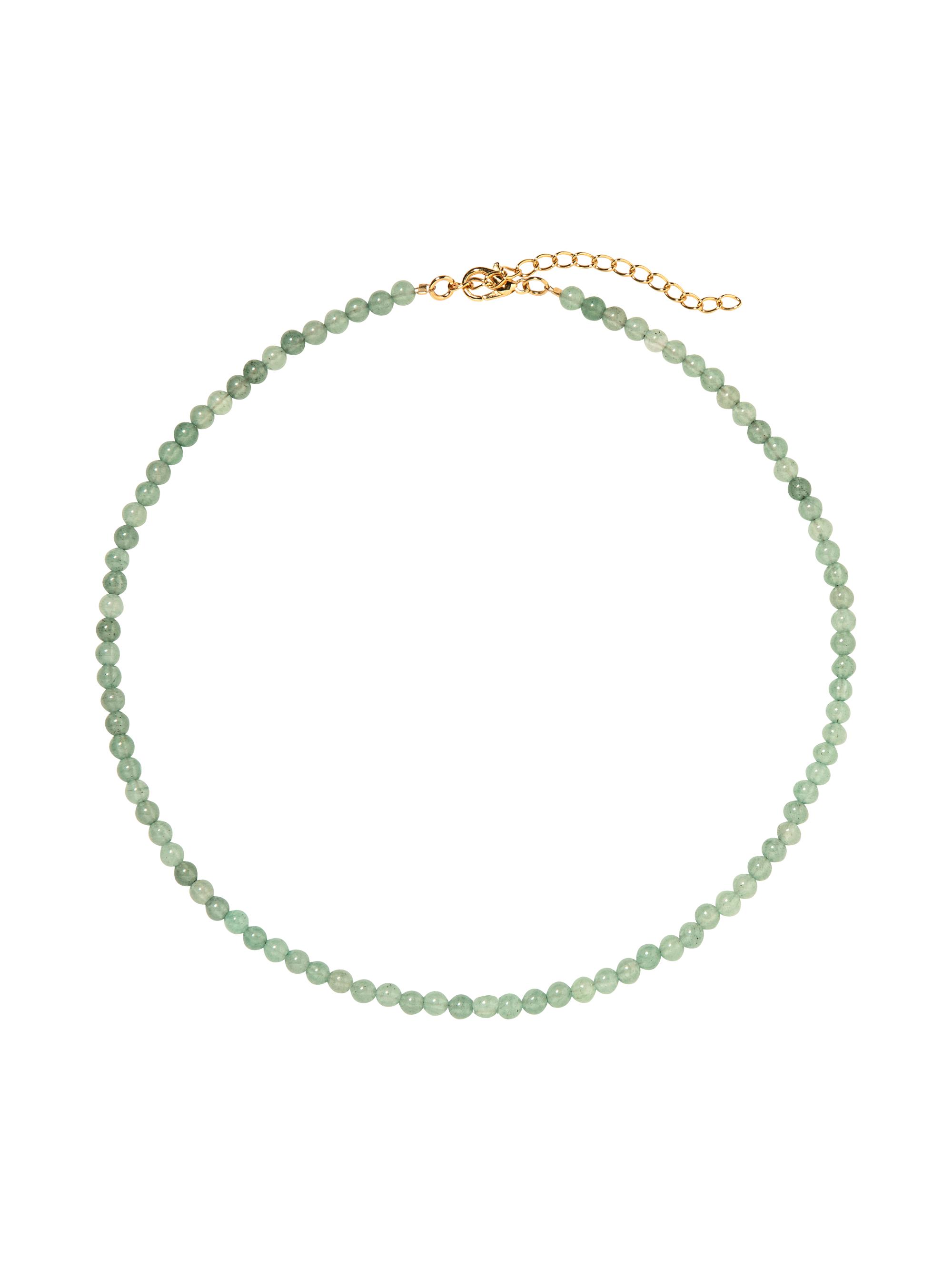 Jennifer Behr Women's Ersa 18K-Gold-Plated & Aventurine Beaded Necklace - Light Pastel Green