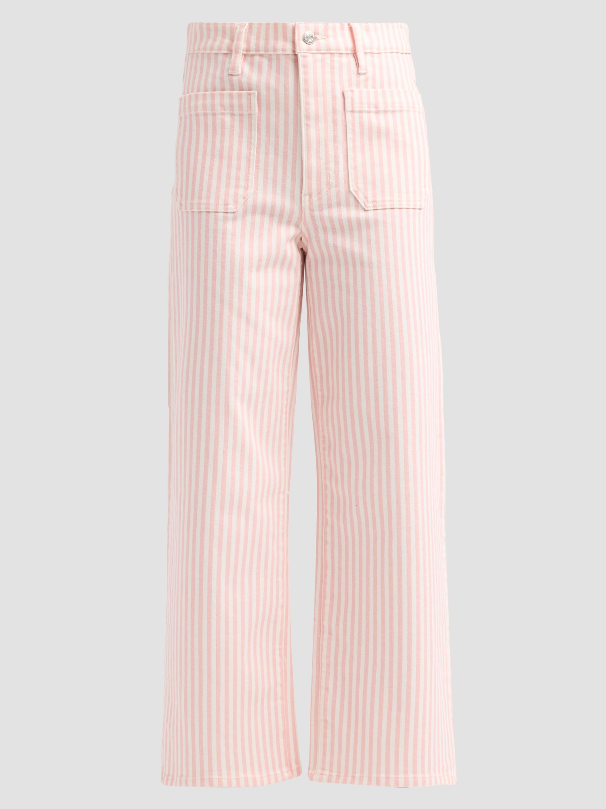 FRAME Women's The Anchor Striped Pants - Peony Stripe