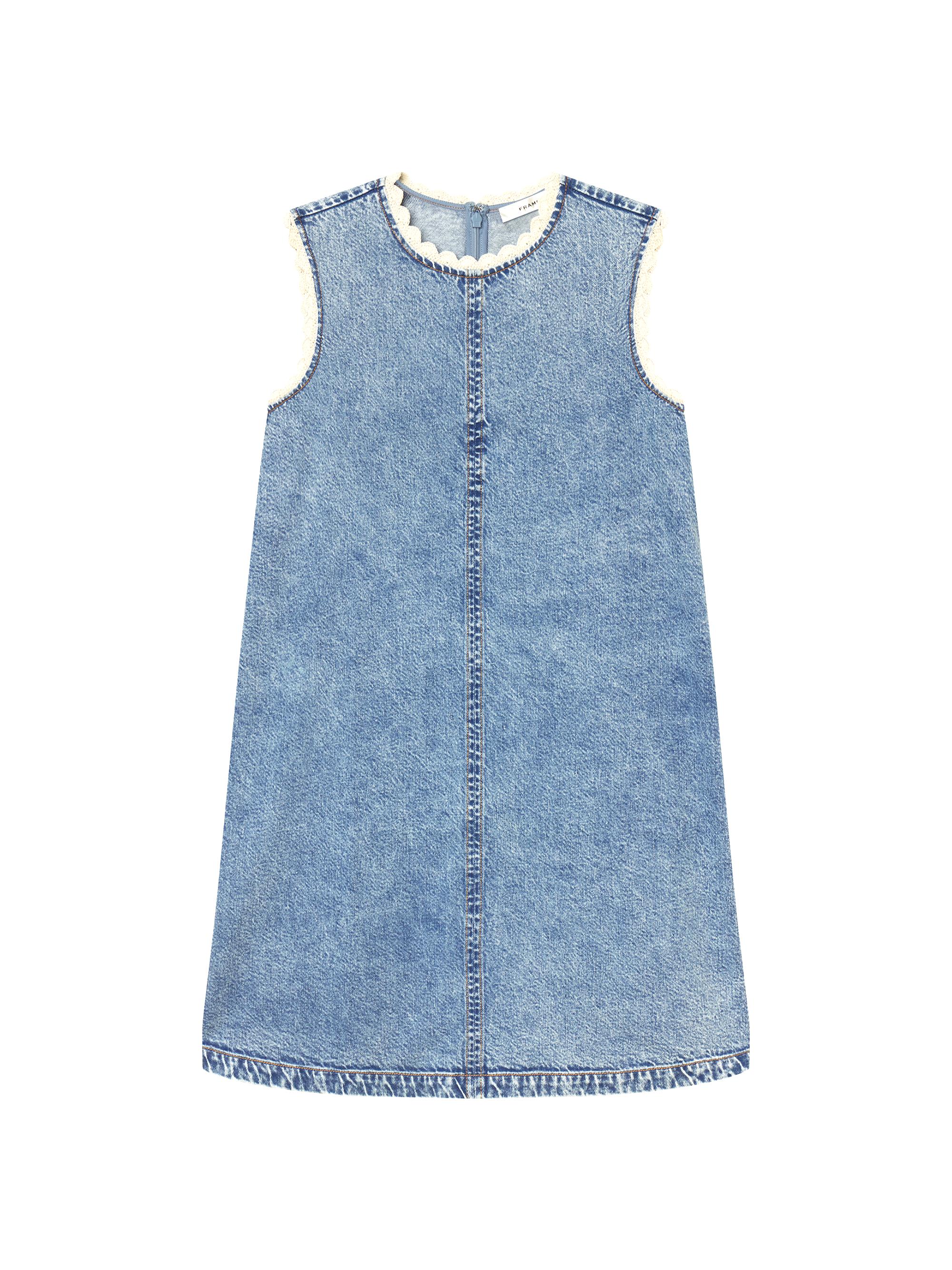 FRAME Women's The Crochet Tide Minidress - Dawn