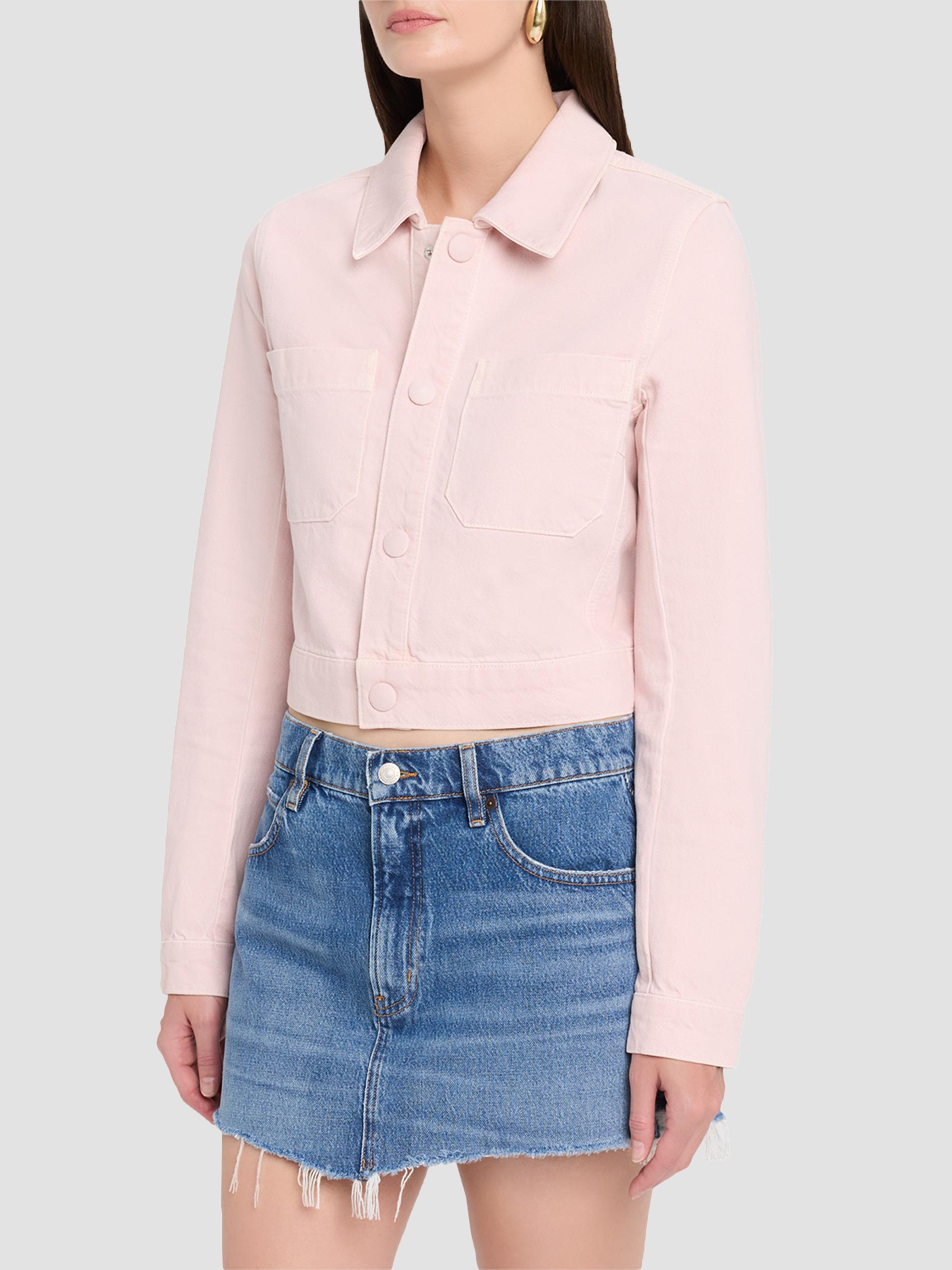 FRAME Women's The Small Denim Jacket - Taffy | Thumbnail 4