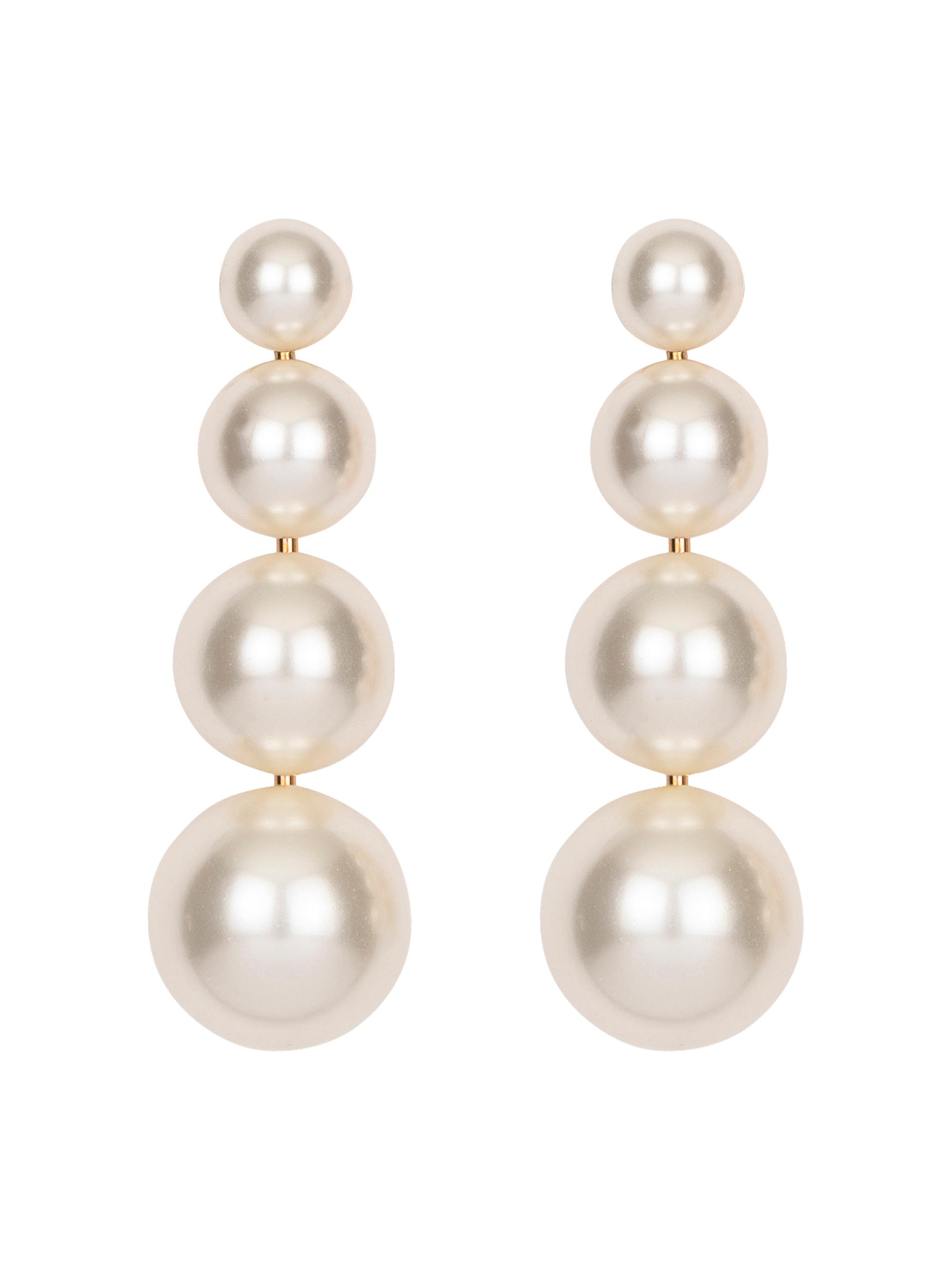 Jennifer Behr Women's Palma 18K-Gold-Plated & Imitation Pearl Drop Earrings - White