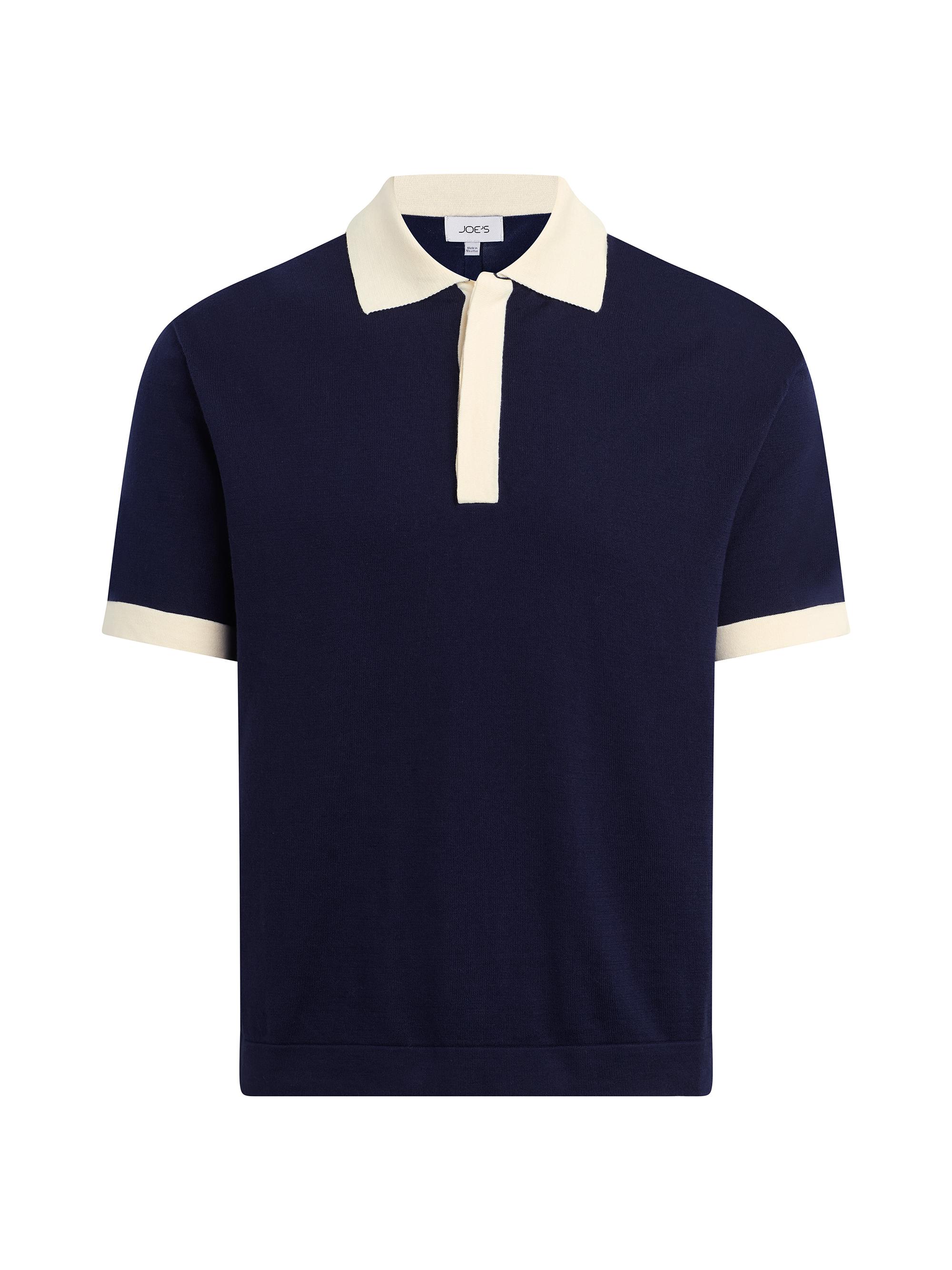 Joe's Jeans Men's Club Cotton Polo Shirt - Baritone Blue