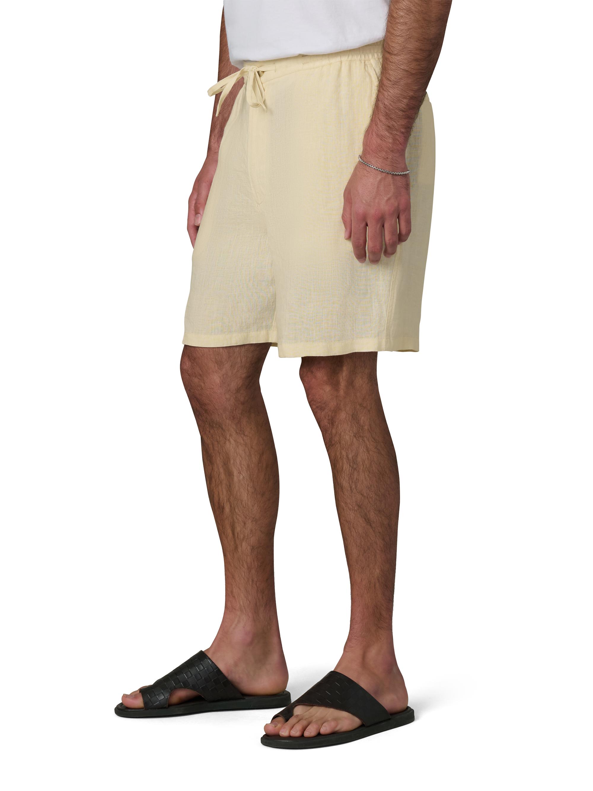 Joe's Jeans Men's Linen Drawstring Shorts - Summer Sand | Thumbnail 3