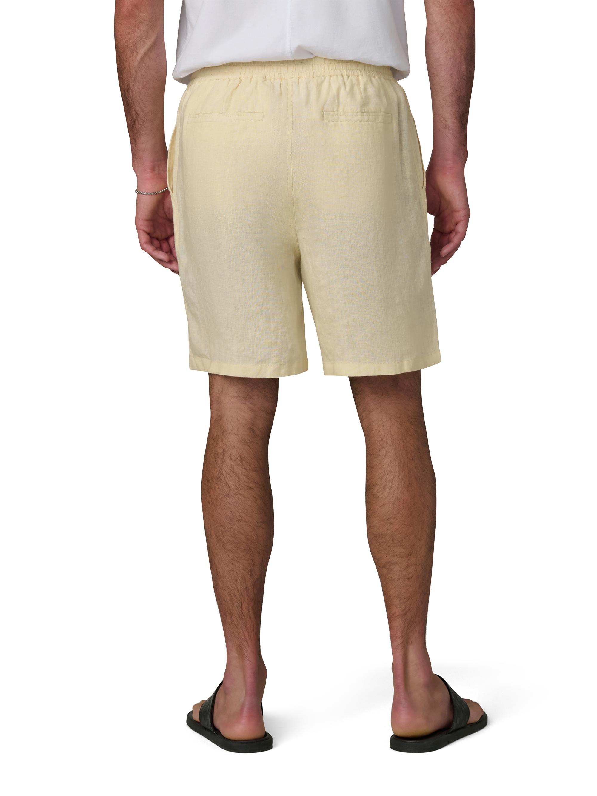 Joe's Jeans Men's Linen Drawstring Shorts - Summer Sand | Thumbnail 4