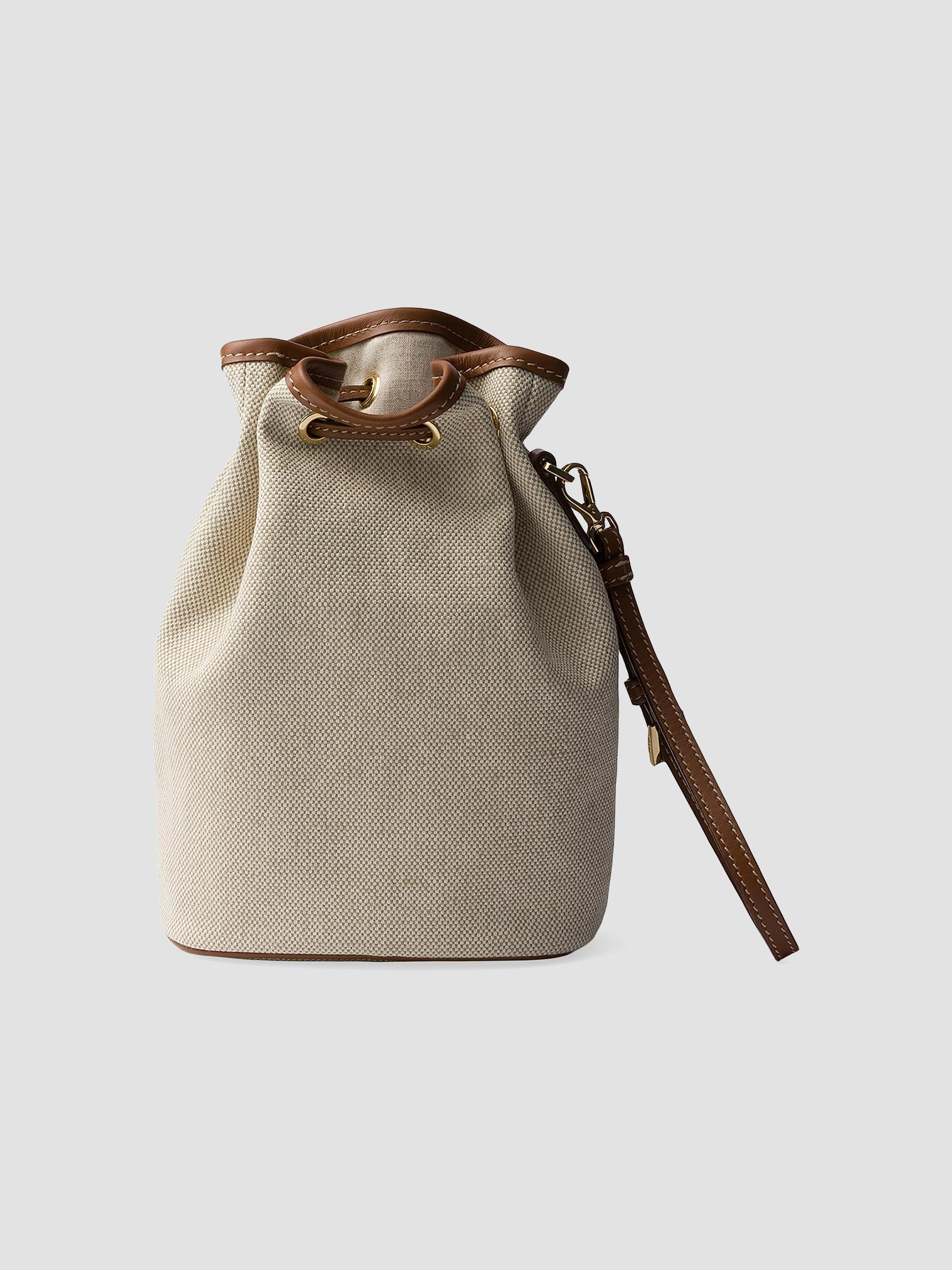 Prada Canvas and Leather Pouch | Saks Fifth Avenue