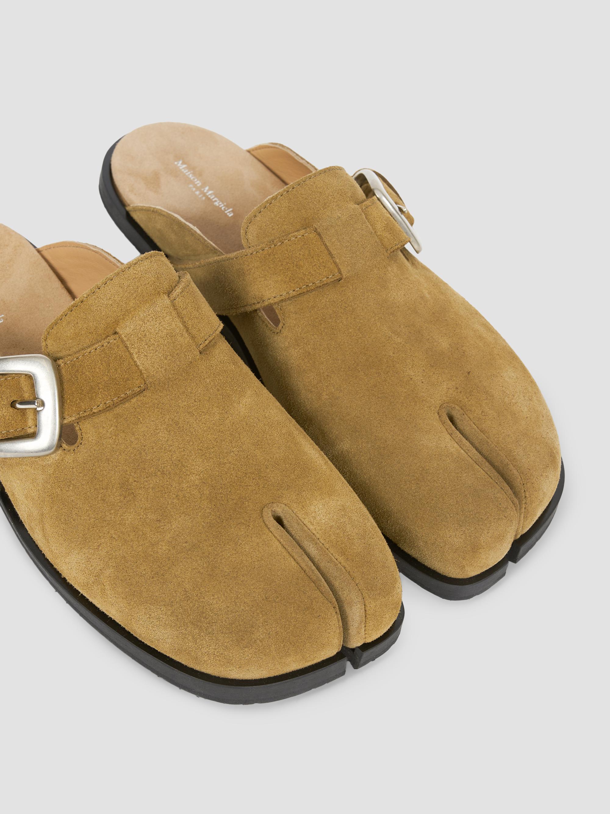 Maison Margiela Tabi Suede Anatomic Mules | Saks Fifth Avenue