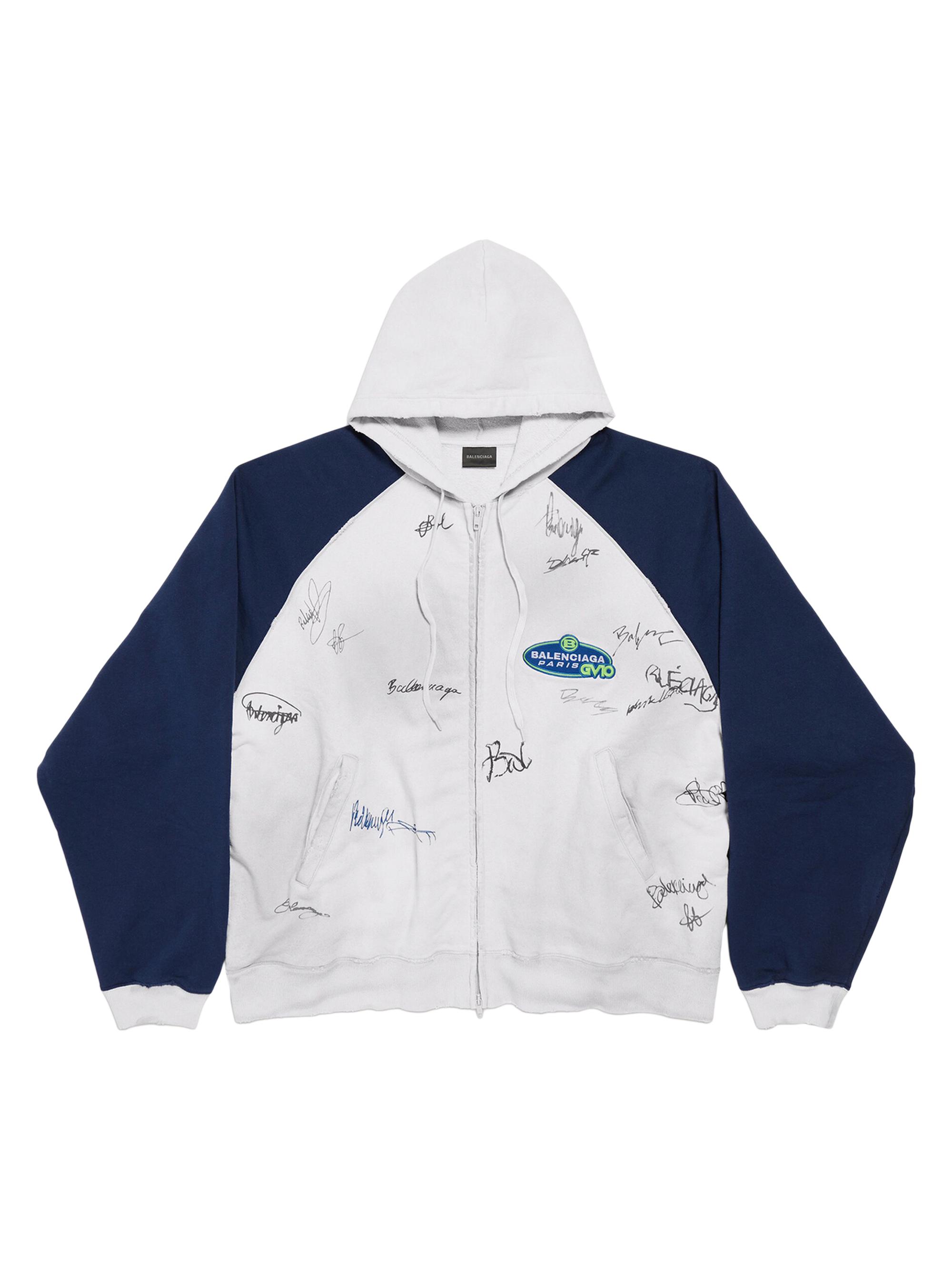 Balenciaga Paris Tropical Round Hoodie Oversized | Saks Fifth Avenue