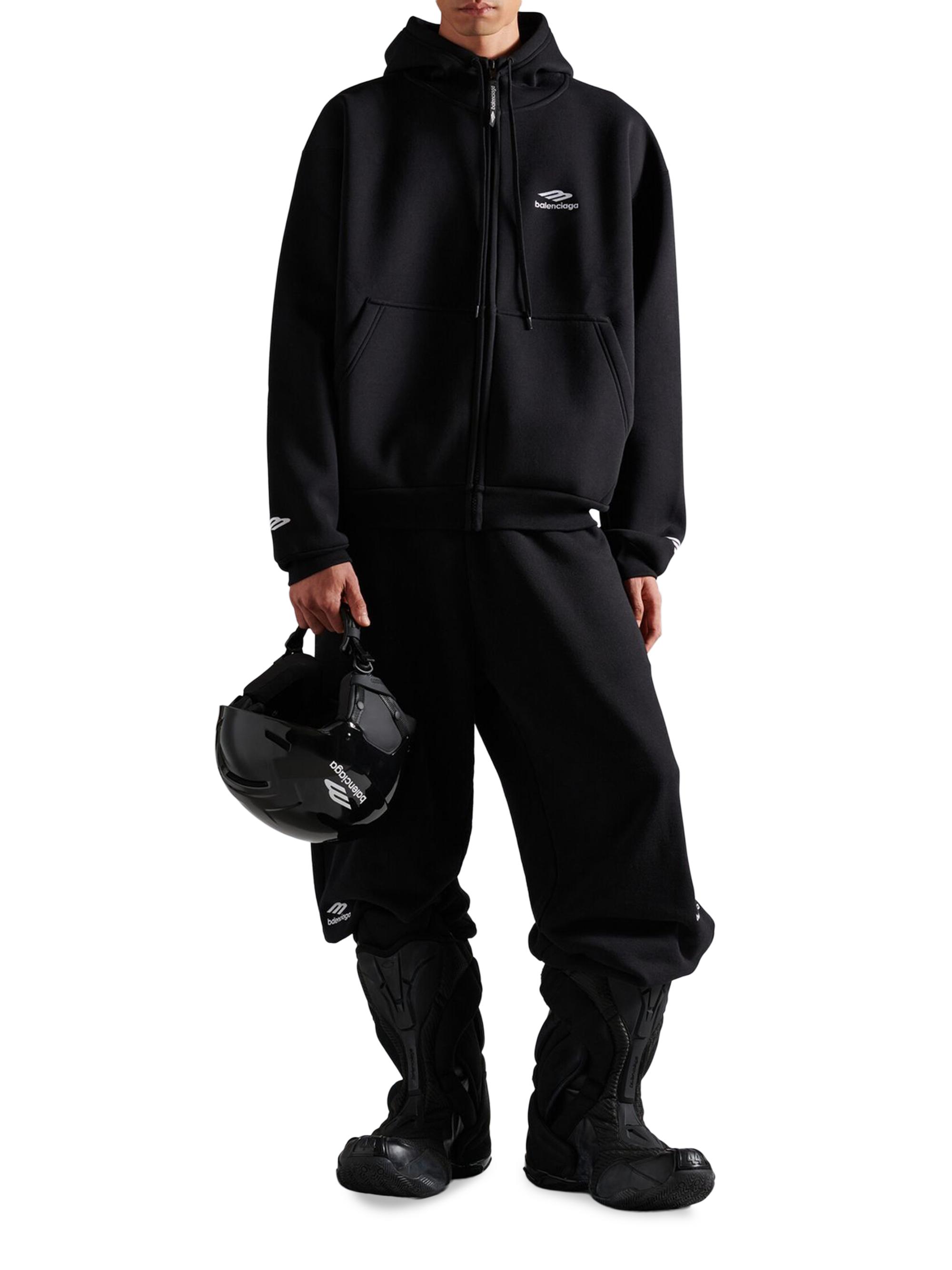 Balenciaga 3B Sports Icon Zip-Up Hoodie | Saks Fifth Avenue