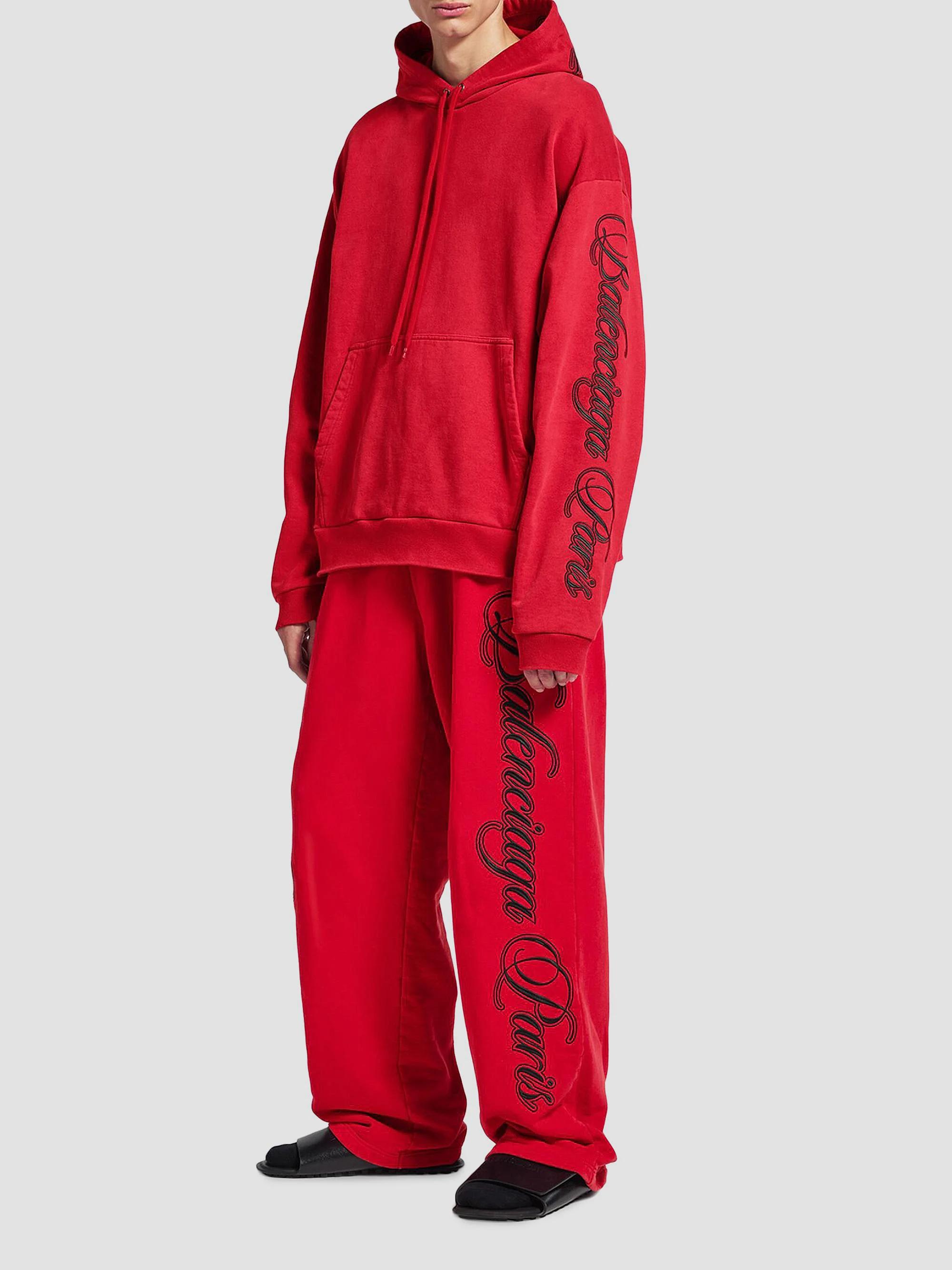 Balenciaga Cursive Oversized Hoodie | Saks Fifth Avenue