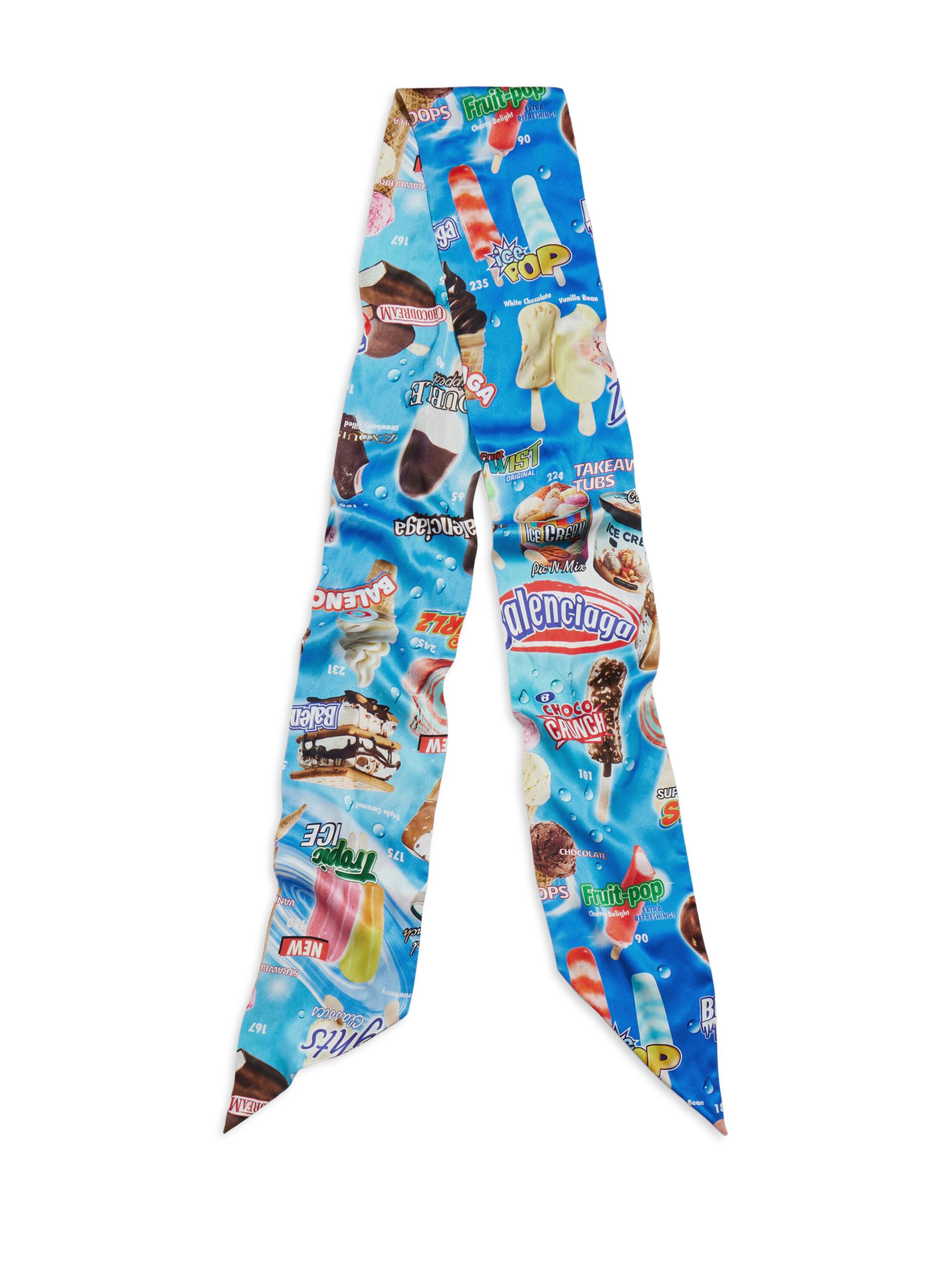Balenciaga Women's Sweet Treat Scarf - Blue
