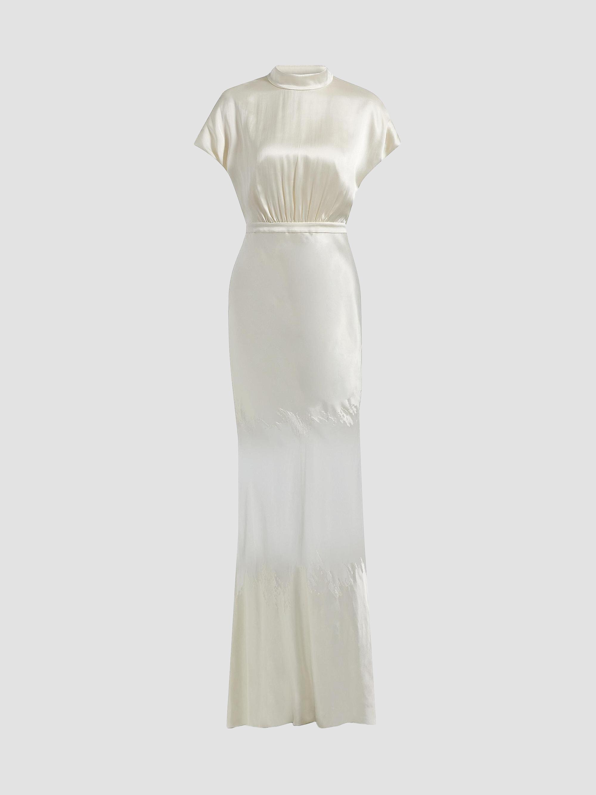 saks fifth avenue bridesmaid dresses Saloni Designer The Wedding Shop DOLLY Elegant White Feather Category_Dresses/Shop by Style Duration:5 days