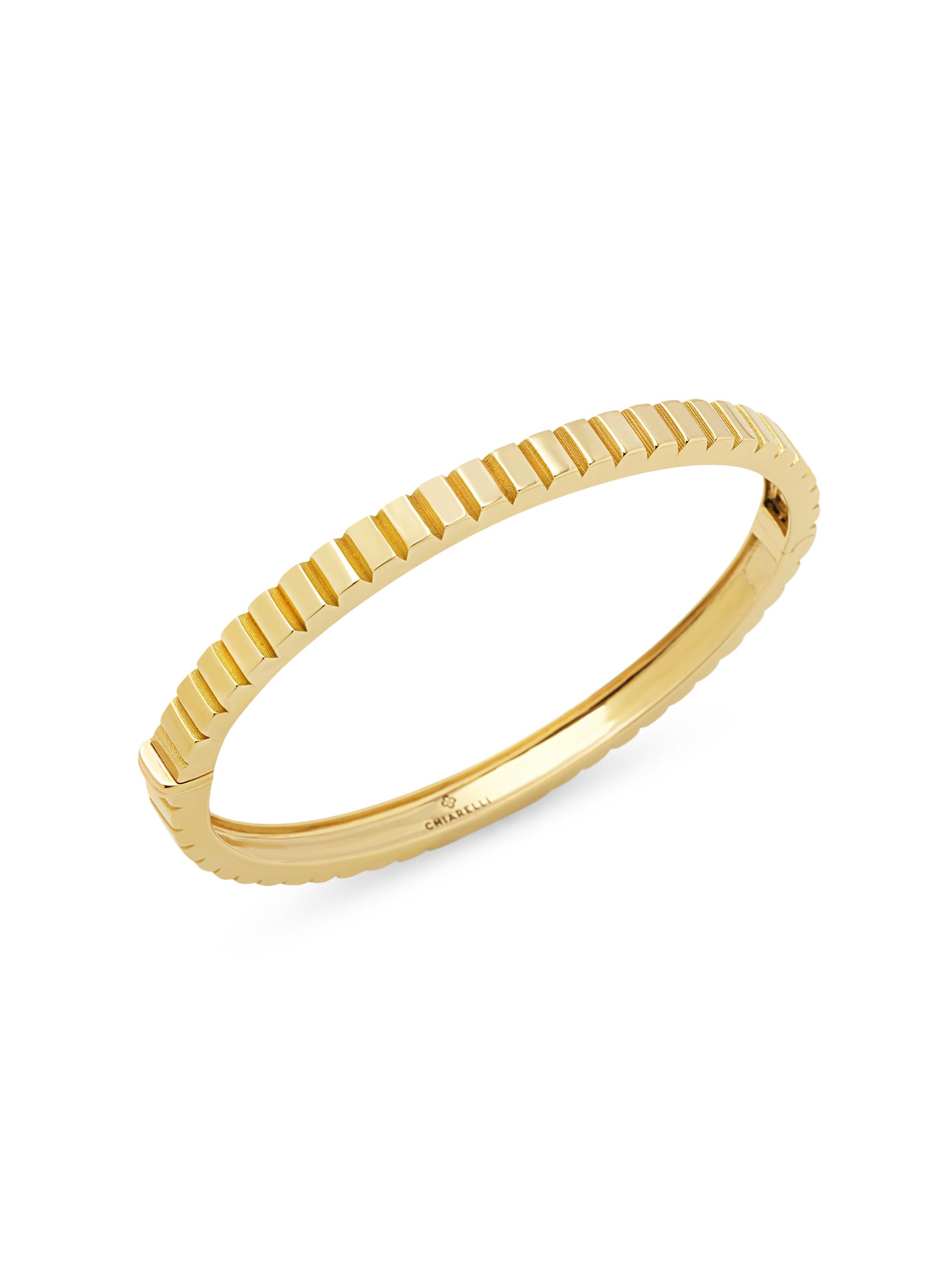 Chiarelli Milano Women's Riflessi 18K Yellow Gold Bangle - Yellow Gold