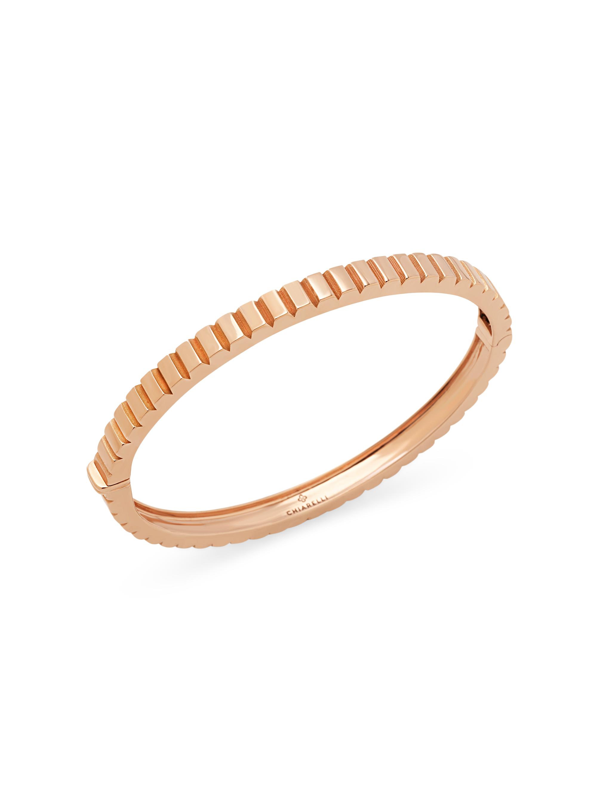 Chiarelli Milano Women's Riflessi 18K Rose Gold Bangle - Rose Gold
