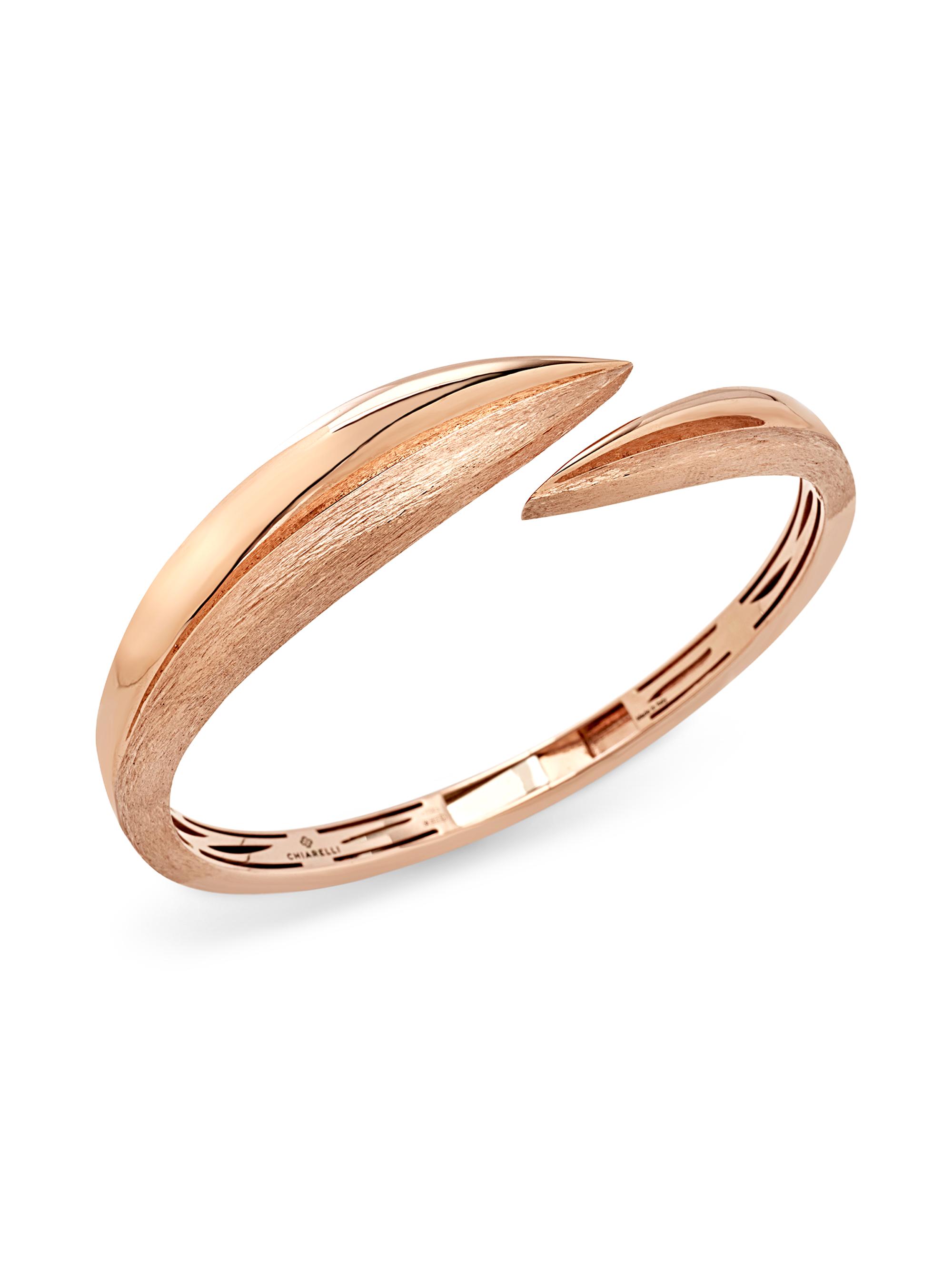 Chiarelli Milano Women's Ulivo 18K Rose Gold Bangle - Rose Gold