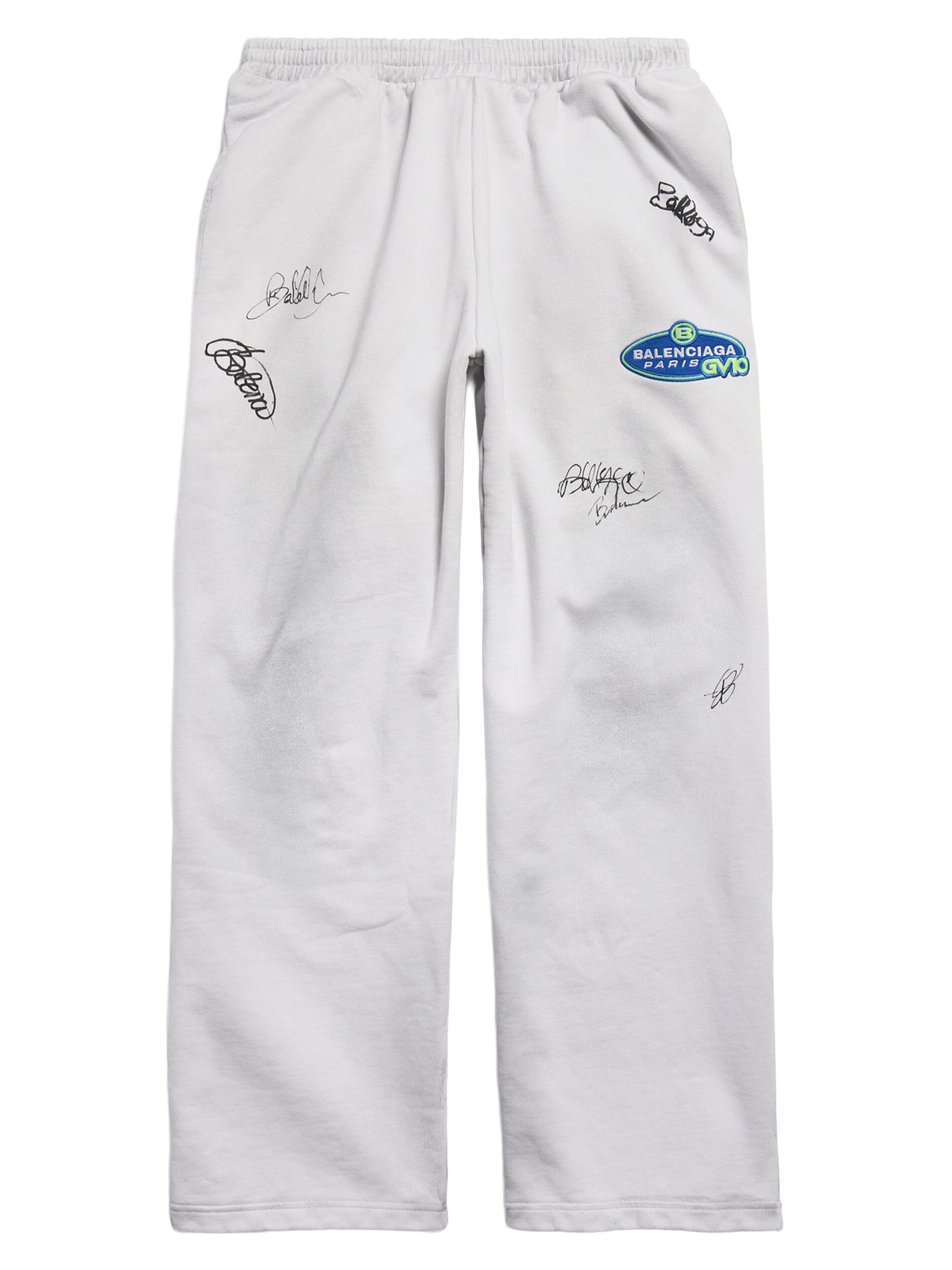 Balenciaga Men's Banana Baggy Pants - Dirty White