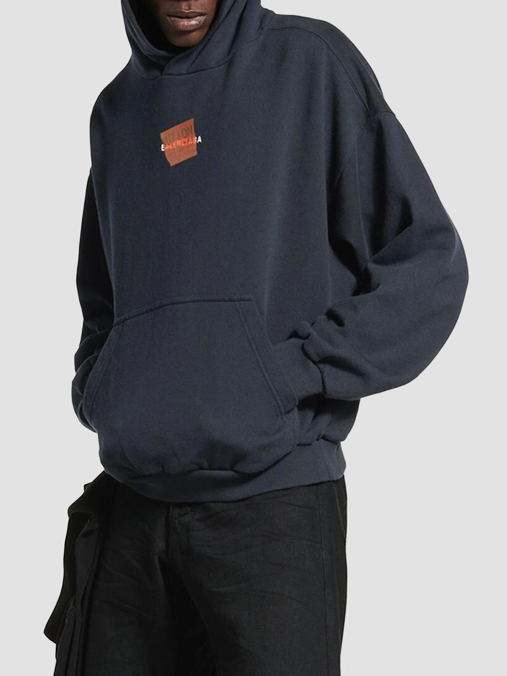 Balenciaga Taped Back Medium Fit Hoodie | Saks Fifth Avenue