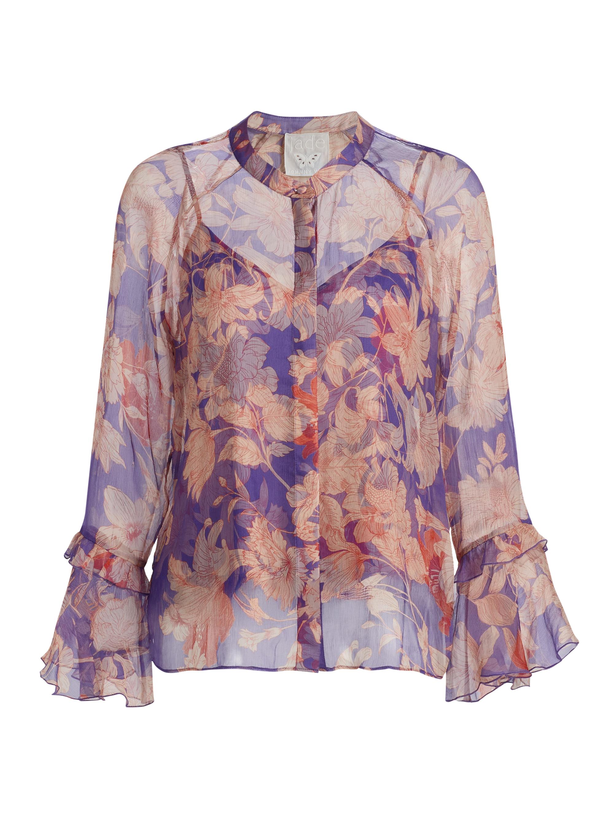 Johnny Was Women's Kiko Emerie Silk Blouse - Kiko