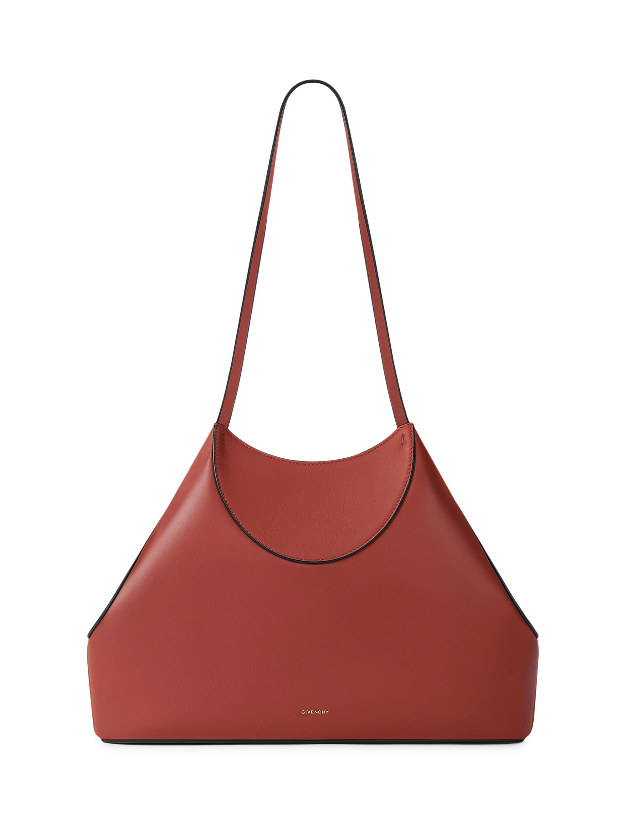 Givenchy Women's  Facet Tote Bag in Grained Leather - Terracotta