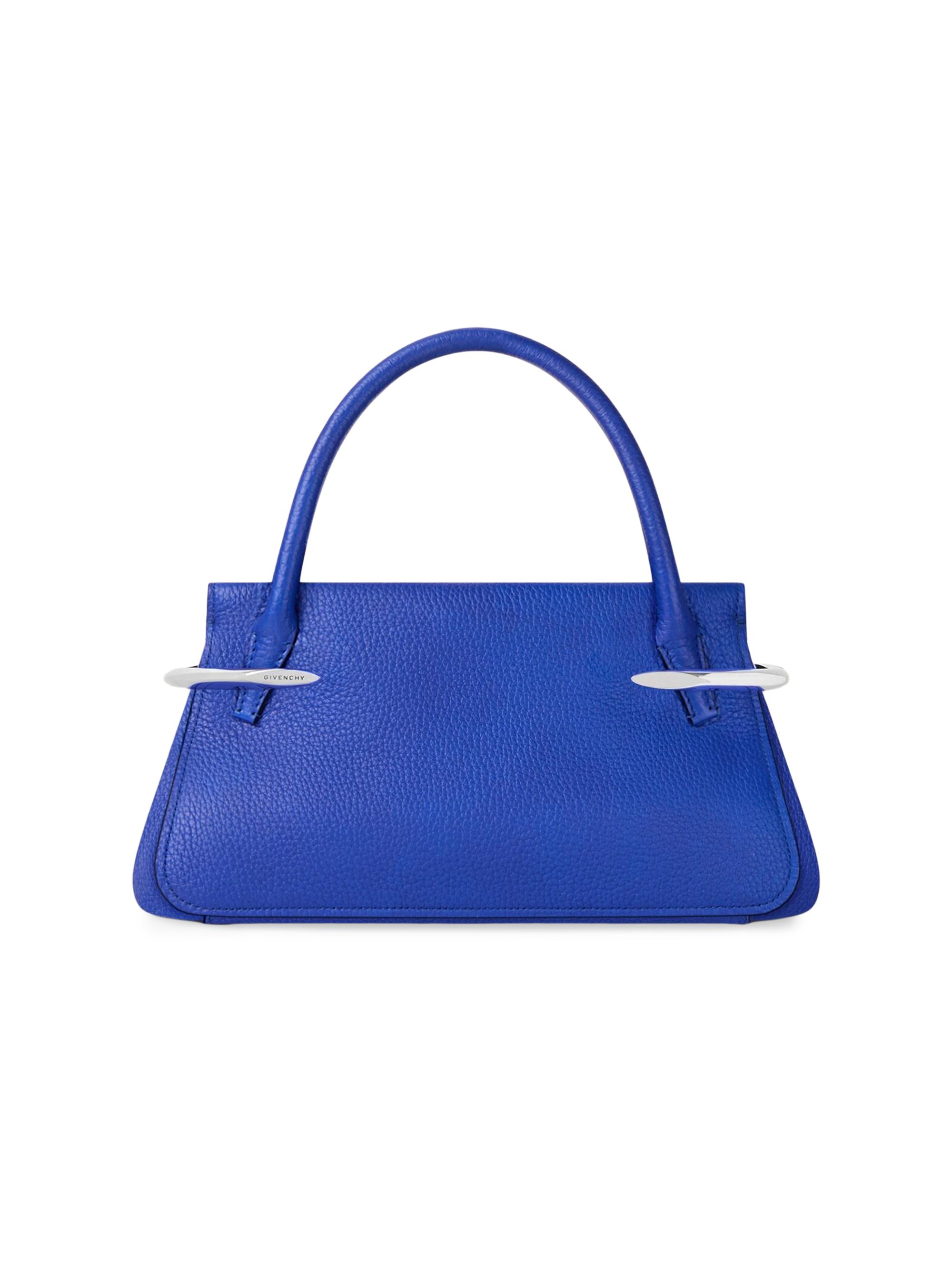 Givenchy Women's Mini Pinch Top Handle Bag in Grained Leather - Cobalt Blue