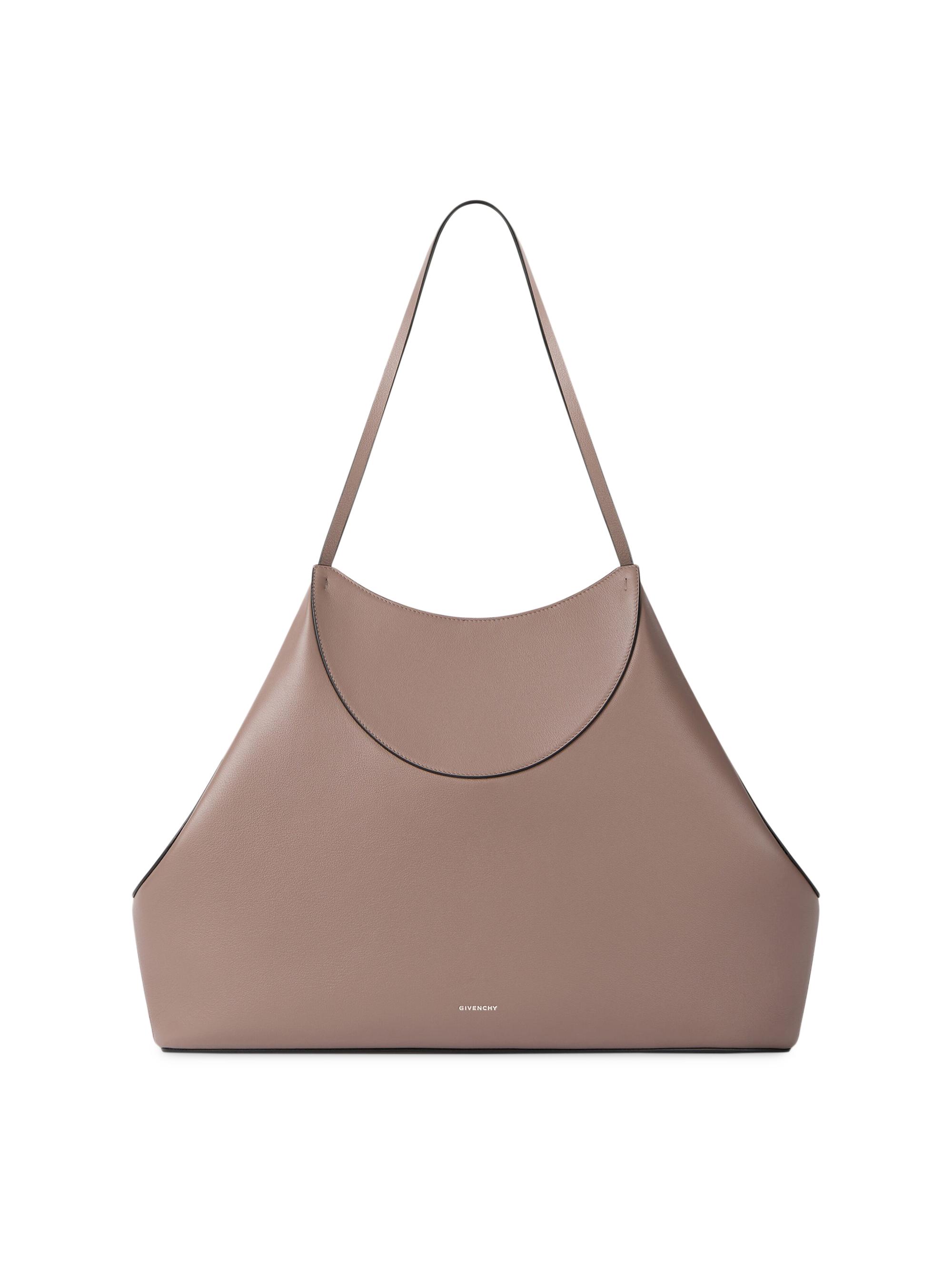 Givenchy Women's  Facet Tote Bag in Grained Leather - Taupe