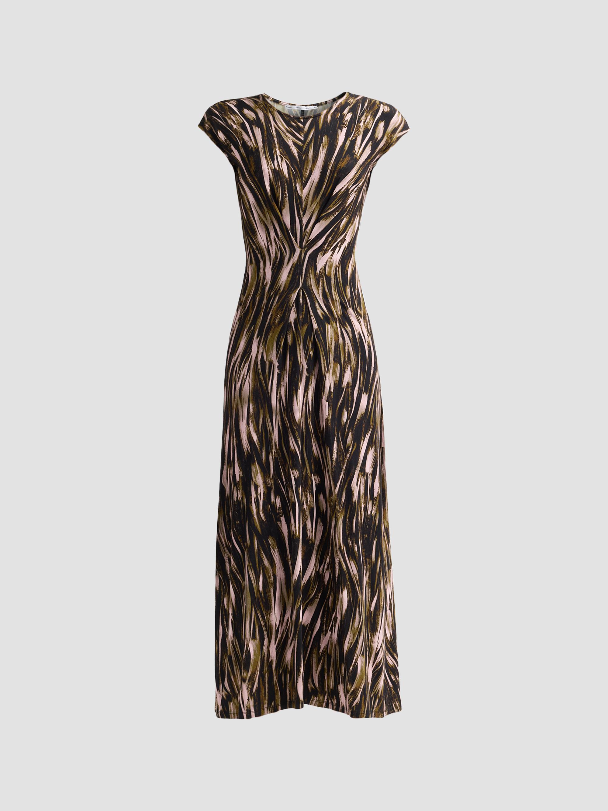 Proenza Schouler White Label Women's Miranda Printed Jersey Midi Dress - Willow Multi