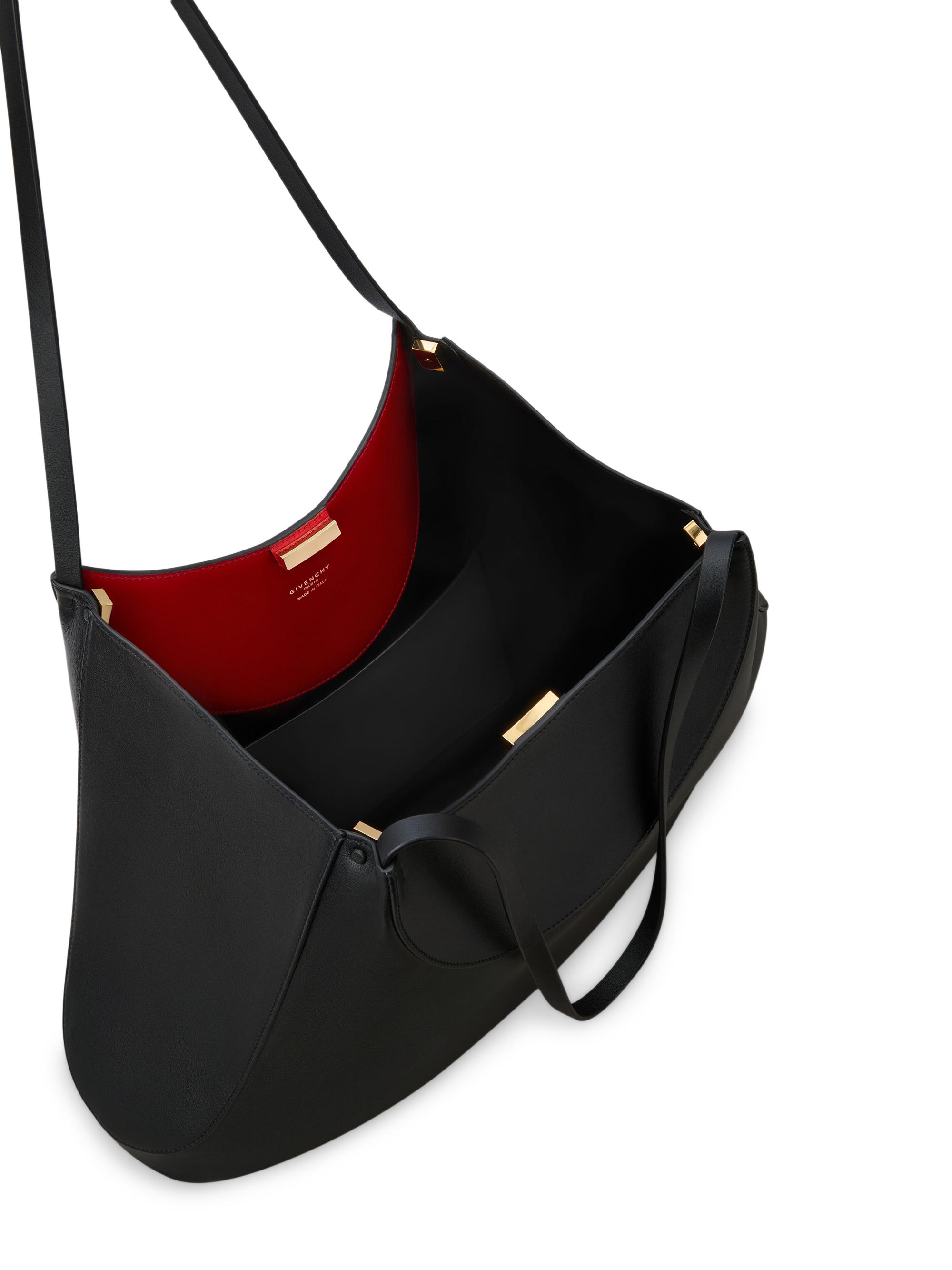Givenchy ボディバッグ レッド/ブラック Givenchy Medium Facet Tote Bag in Grained Leather | Saks Fifth Avenue