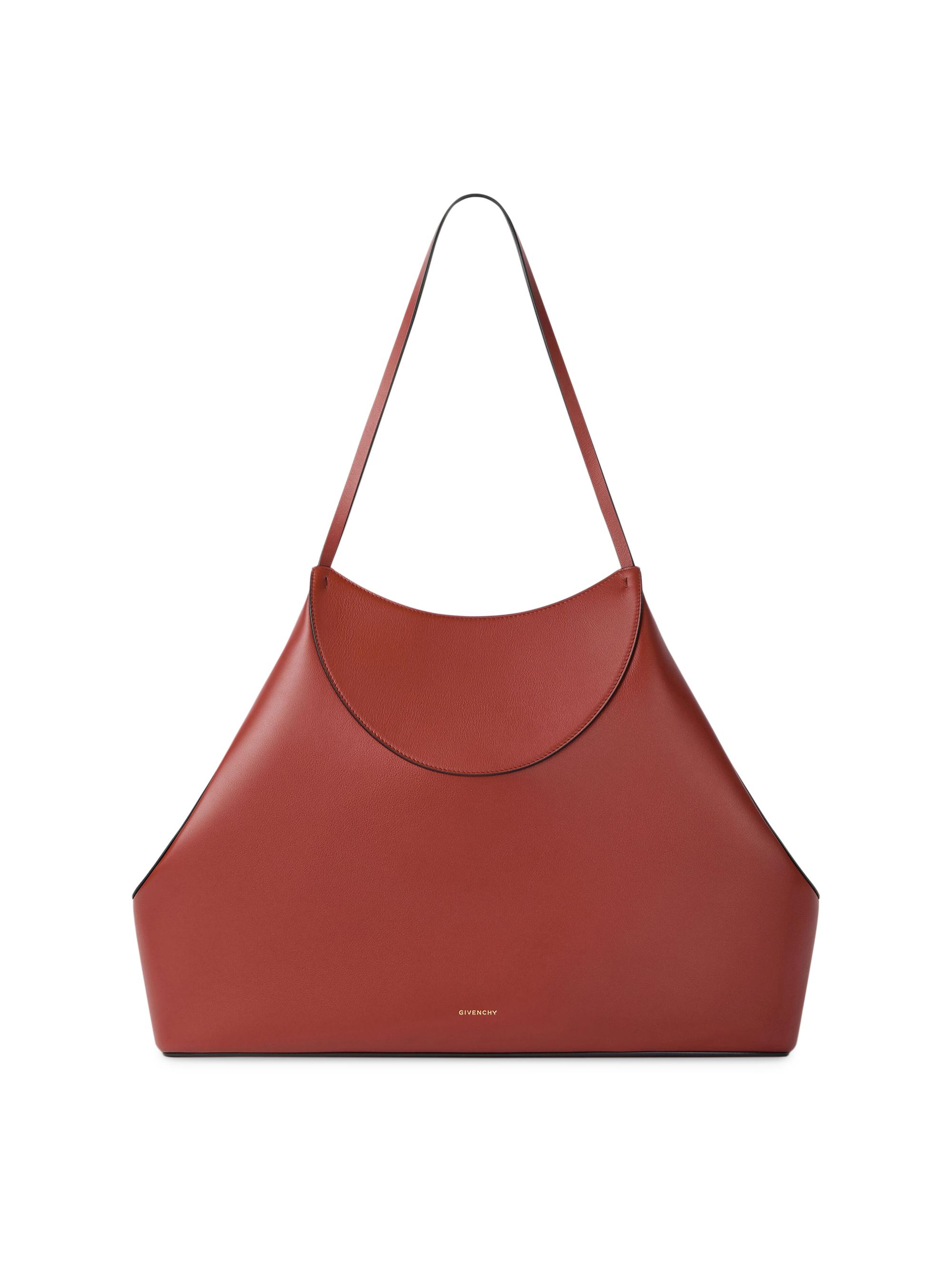 Givenchy Women's  Facet Tote Bag in Grained Leather - Terracotta