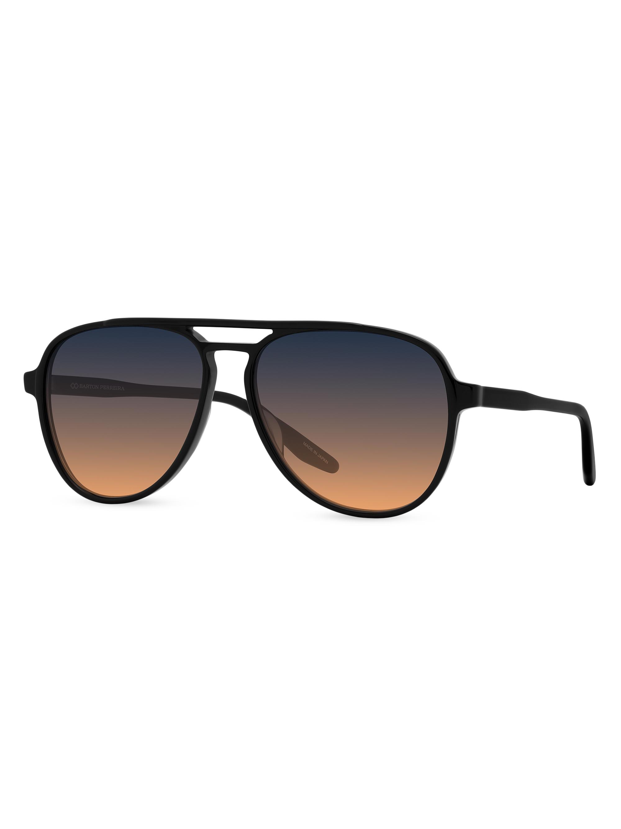 Barton Perreira Women's Hartmann 58MM Aviator Sunglasses - Champagne Grey Gradient