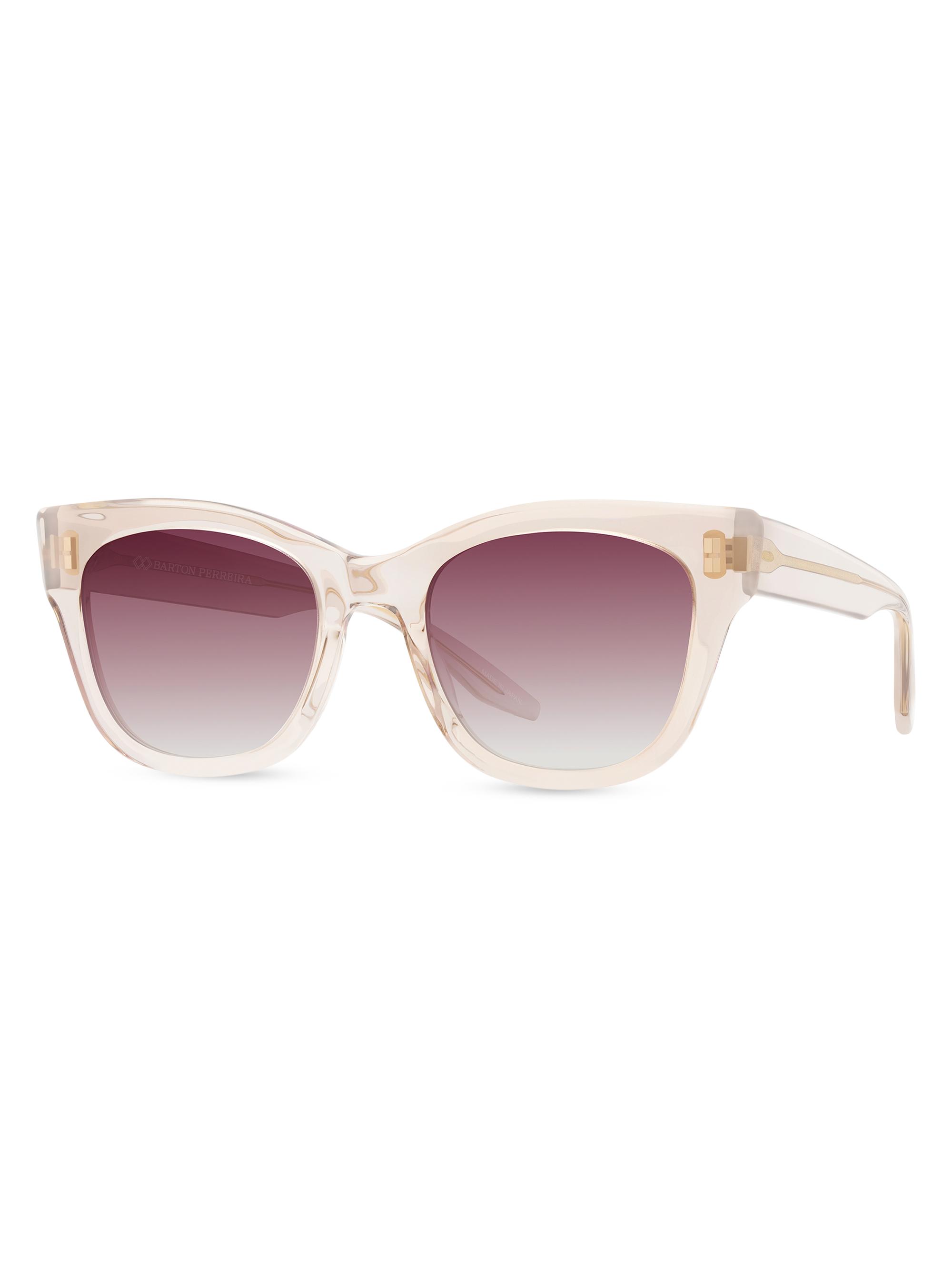 Barton Perreira Women's Gibson 50MM Cat-Eye Sunglasses - Hush Mauve Gradient | Thumbnail 4