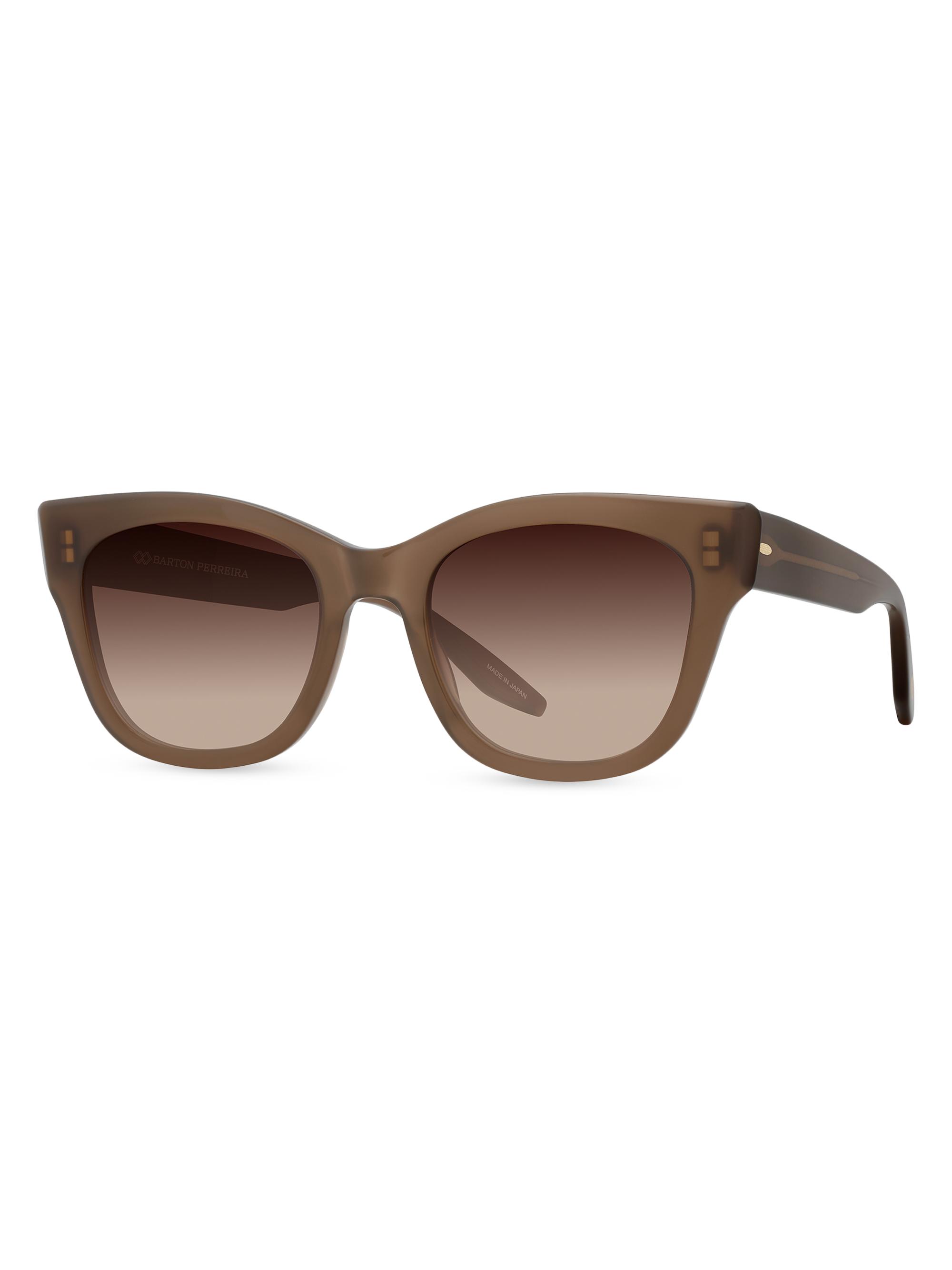 Barton Perreira Women's Gibson 50MM Cat-Eye Sunglasses - Hush Mauve Gradient