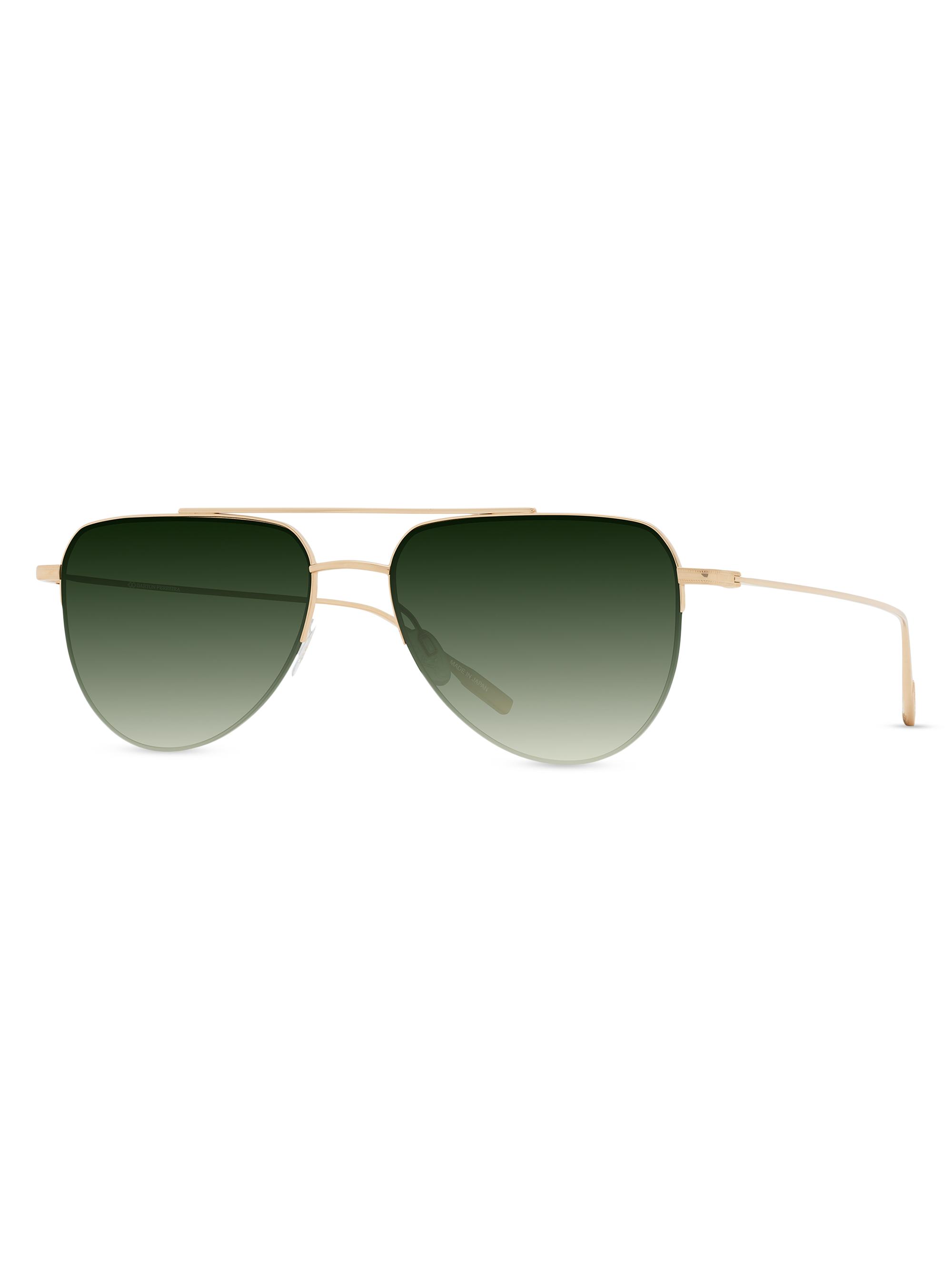 Barton Perreira Women's McNair 55MM Aviator Sunglasses - Platinum Basalt