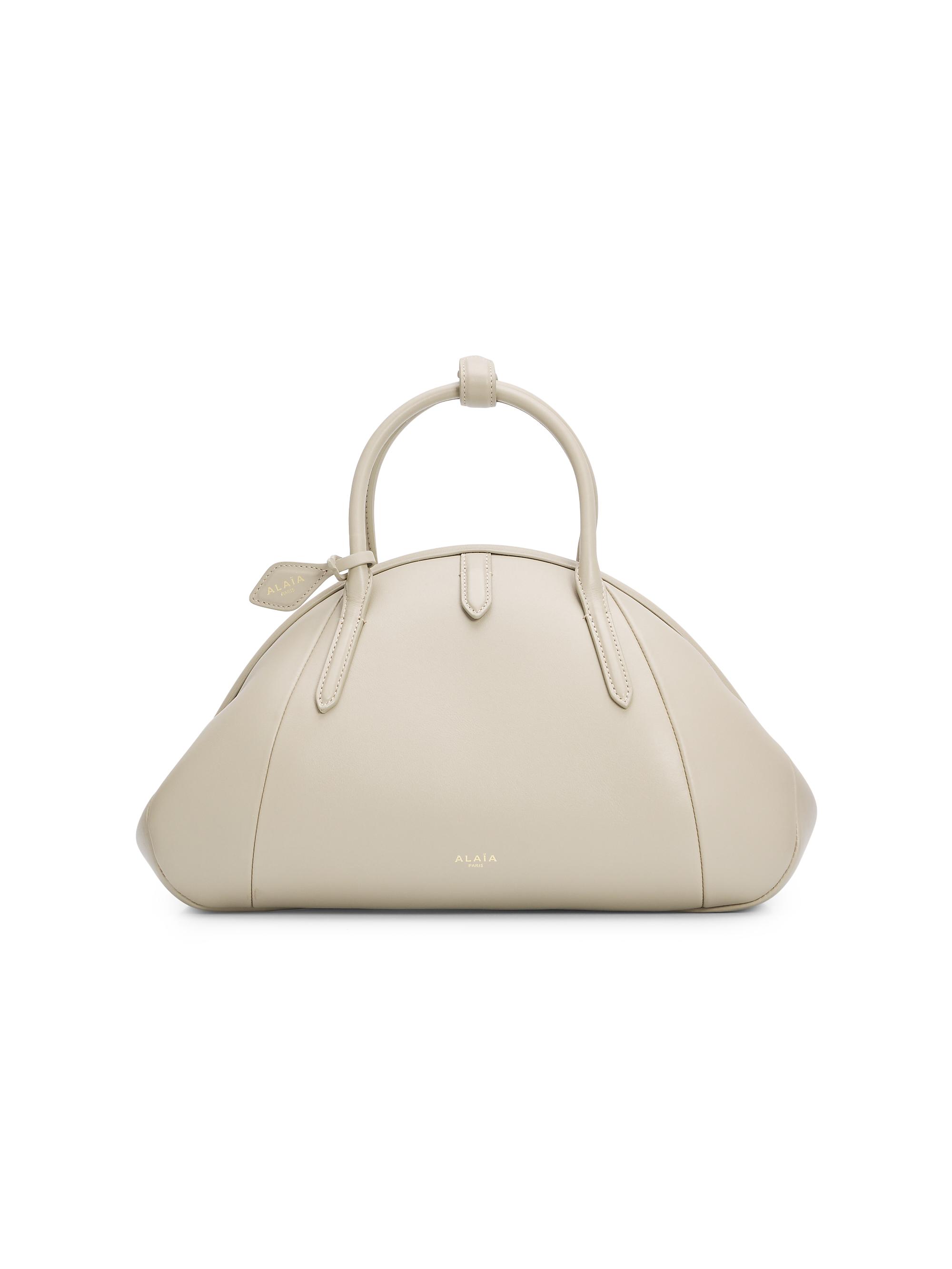 Alaïa Women's  Leather Top Handle Bag - Beige Grise
