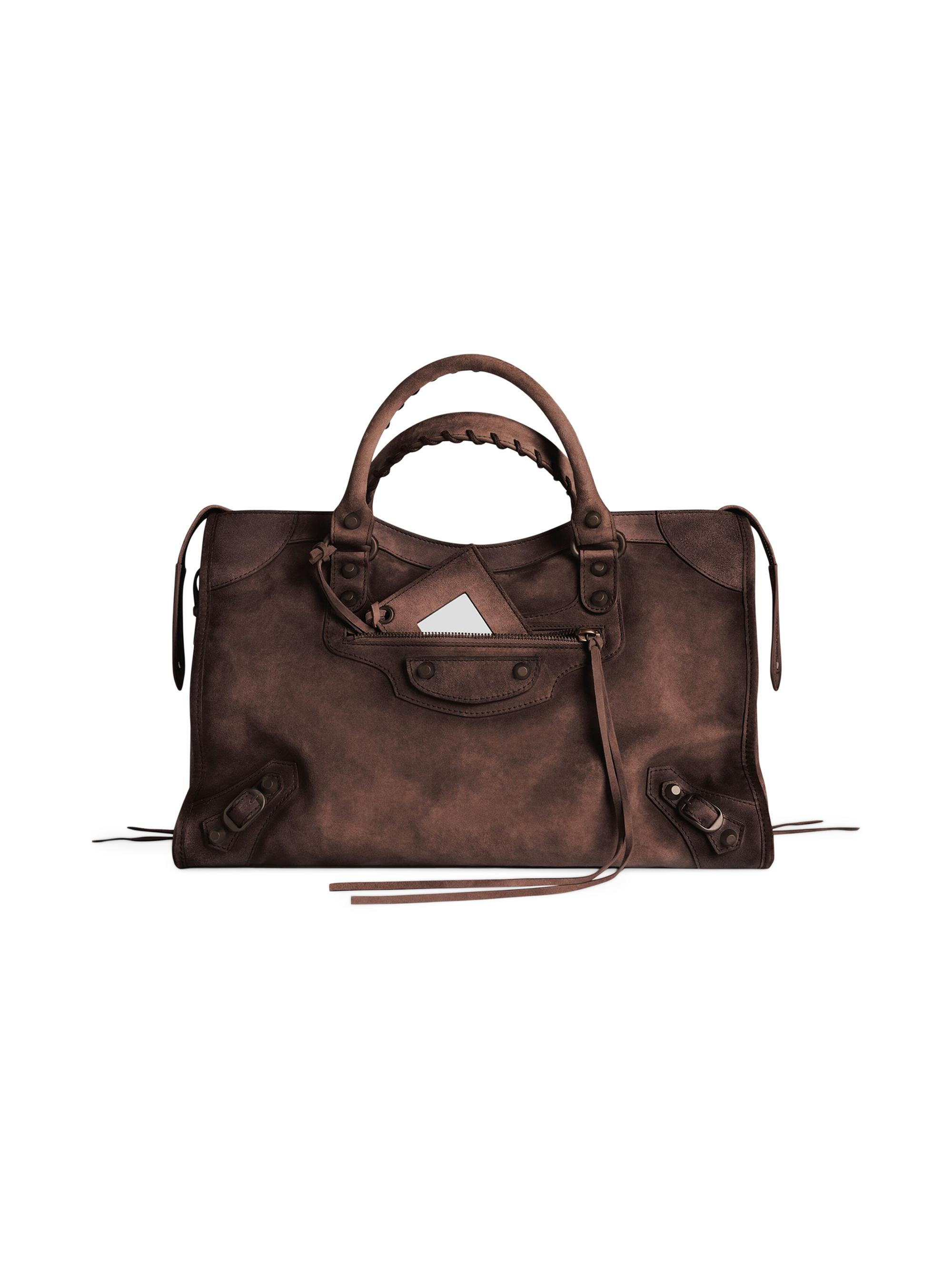 Balenciaga Women's Le City  Top Handle Bag - Light Espresso