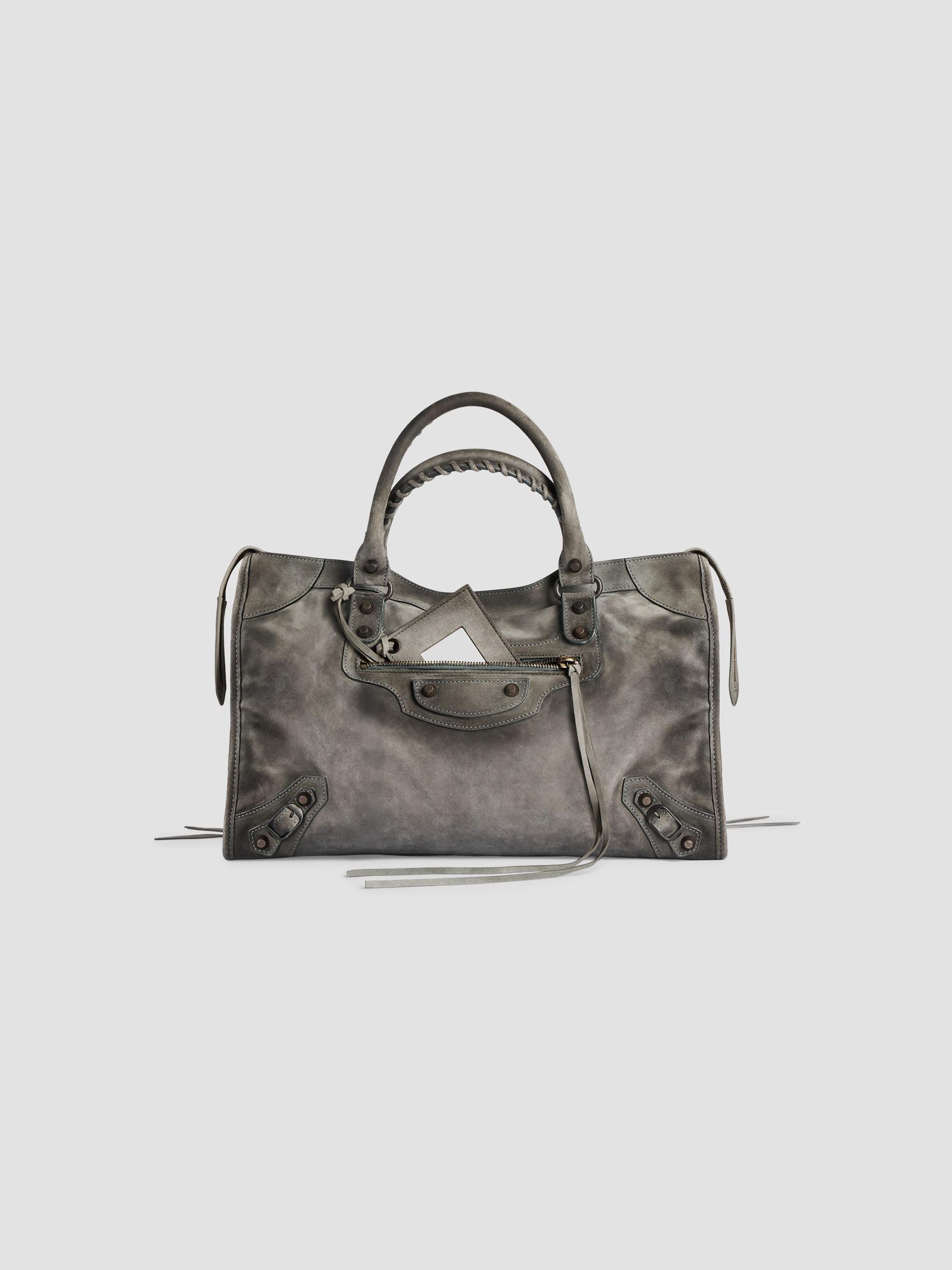Balenciaga Women's Le City  Top Handle Bag - Storm Grey | Thumbnail 7
