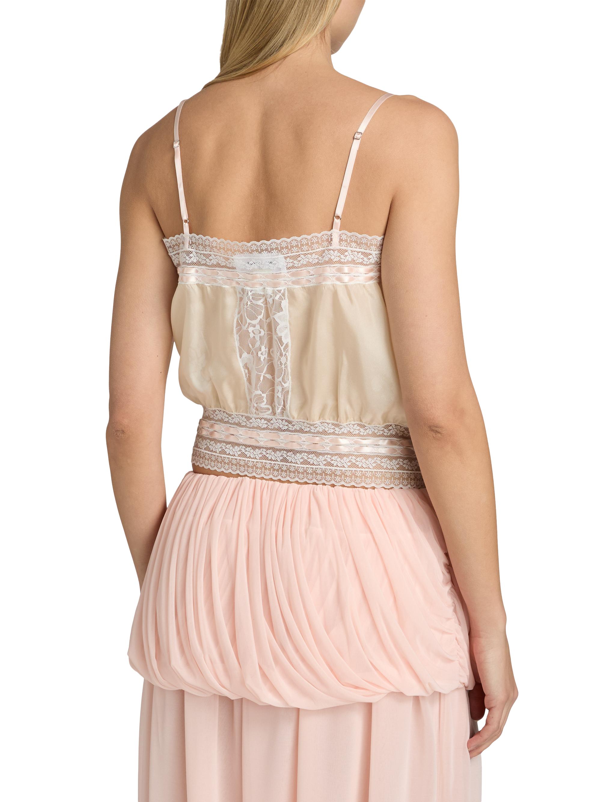 Ronny Kobo Women's Laila Silk Lace-Trim Top - | Thumbnail 5