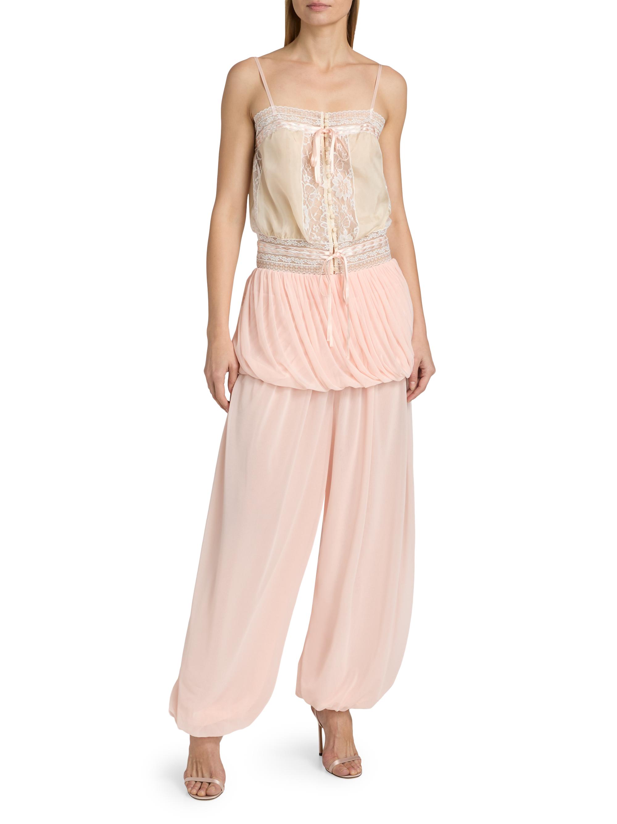 Ronny Kobo Women's Laila Silk Lace-Trim Top - | Thumbnail 2