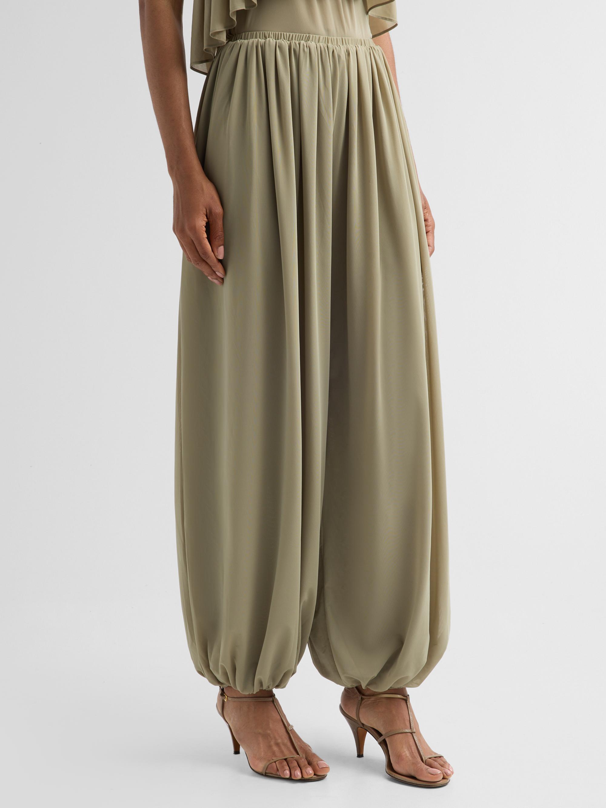Ronny Kobo Women's Renier Parachute Pants - Elm | Thumbnail 4