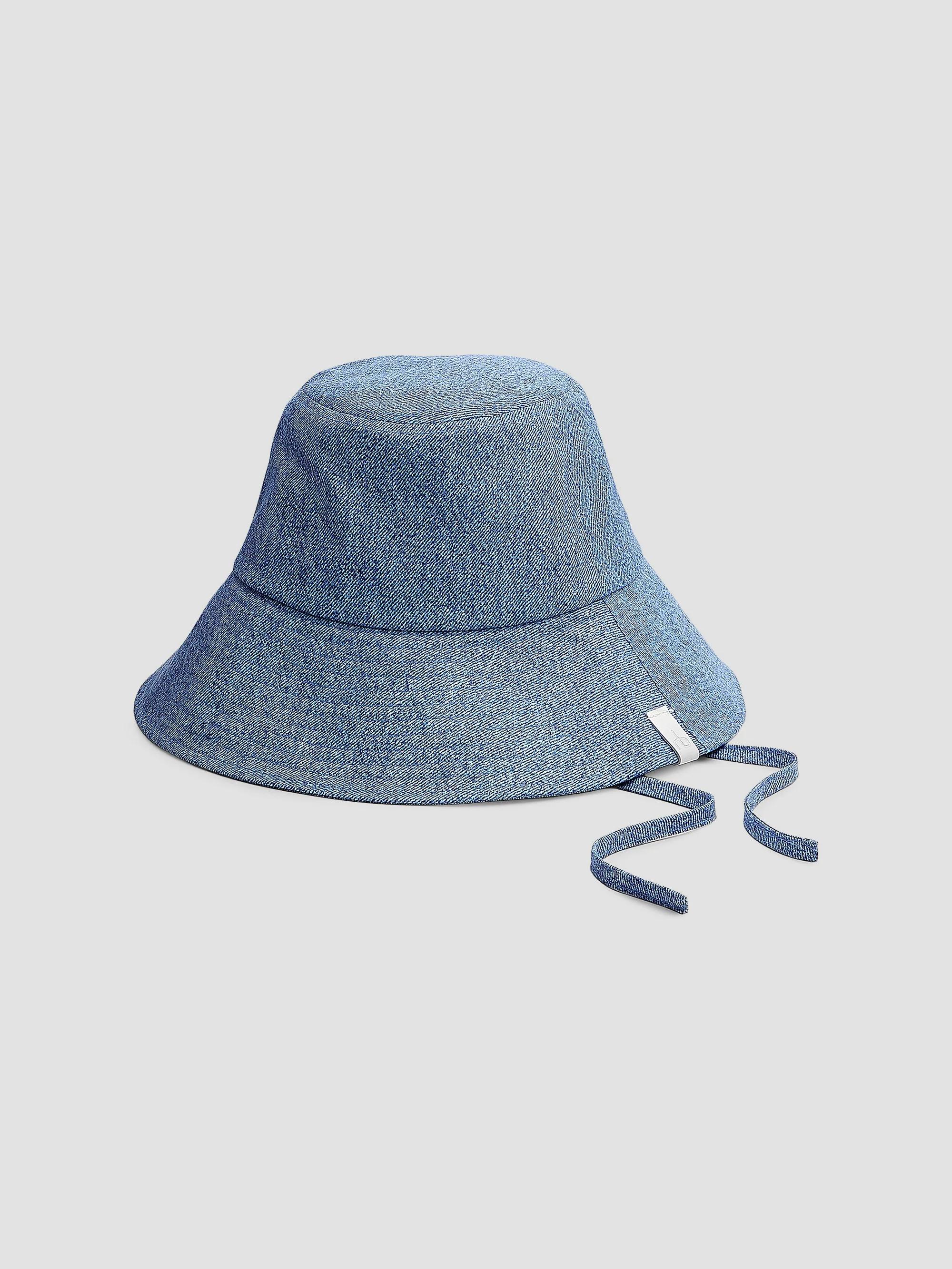 rag & bone Women's Harper Miramar Denim Sun Hat - Minetta - Size Small