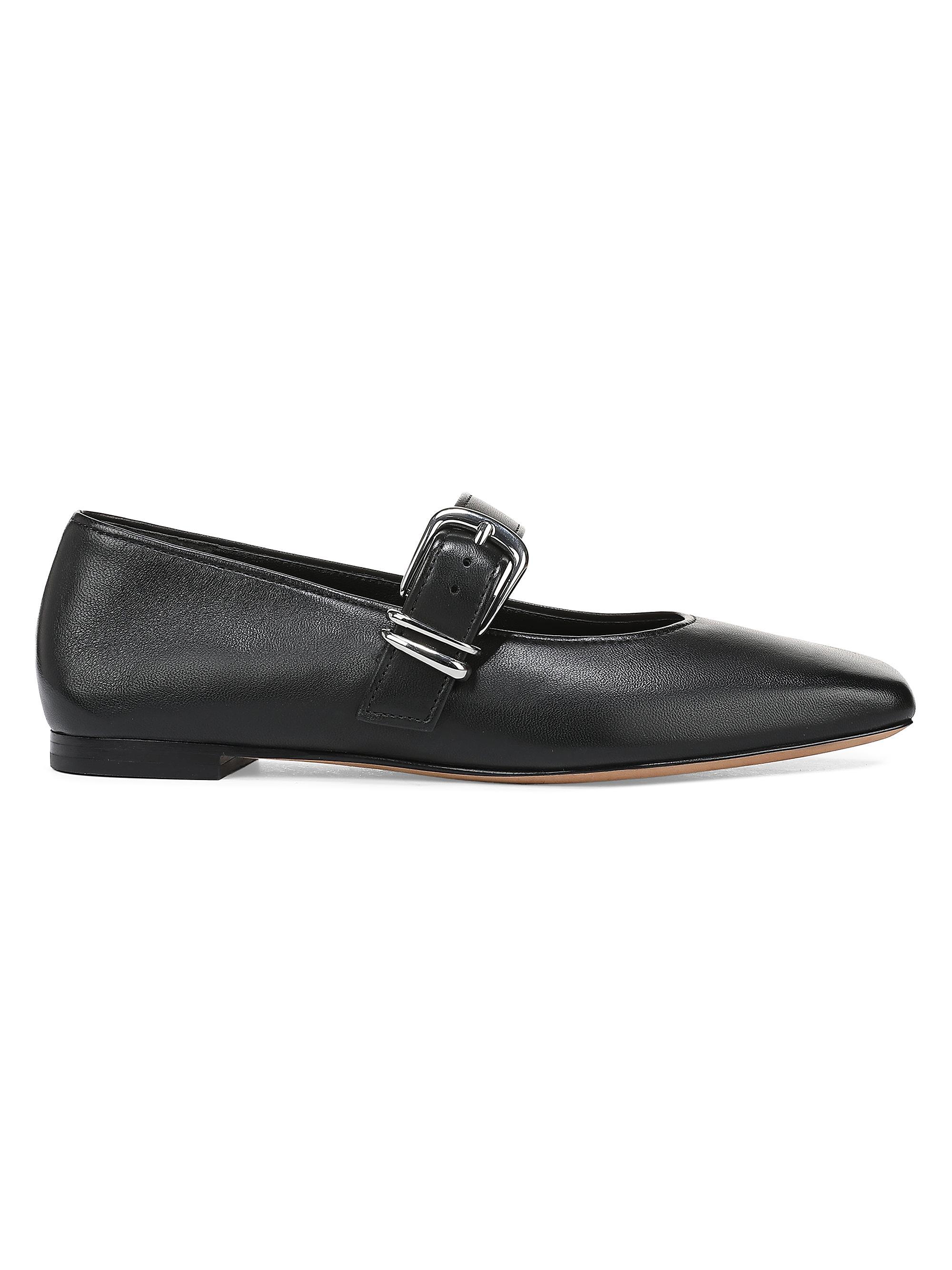 Vince Women's Daniela Leather Mary Janes - Black