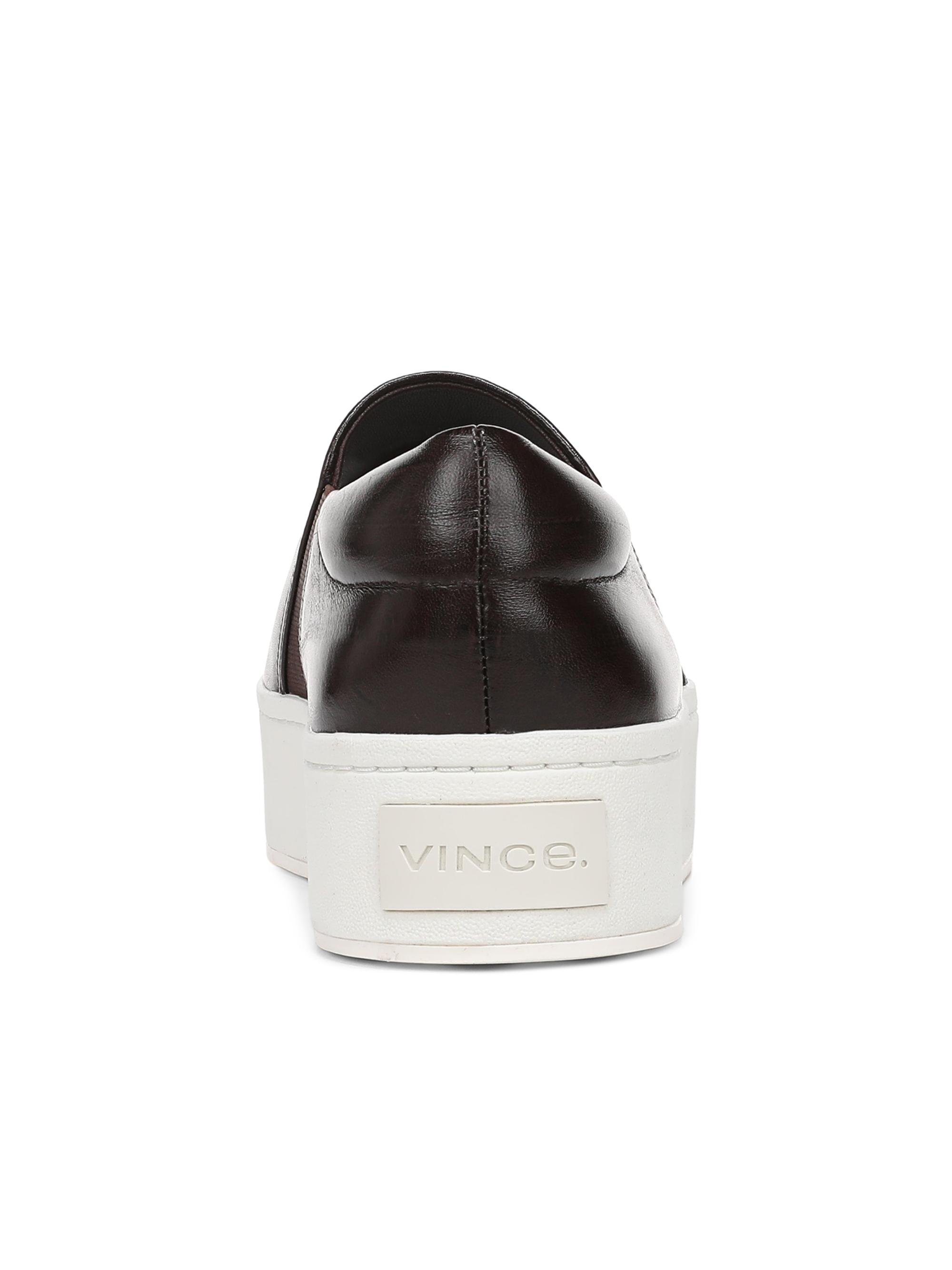 Vince Warren Leather Slip-On Platform Sneakers | Saks Fifth Avenue