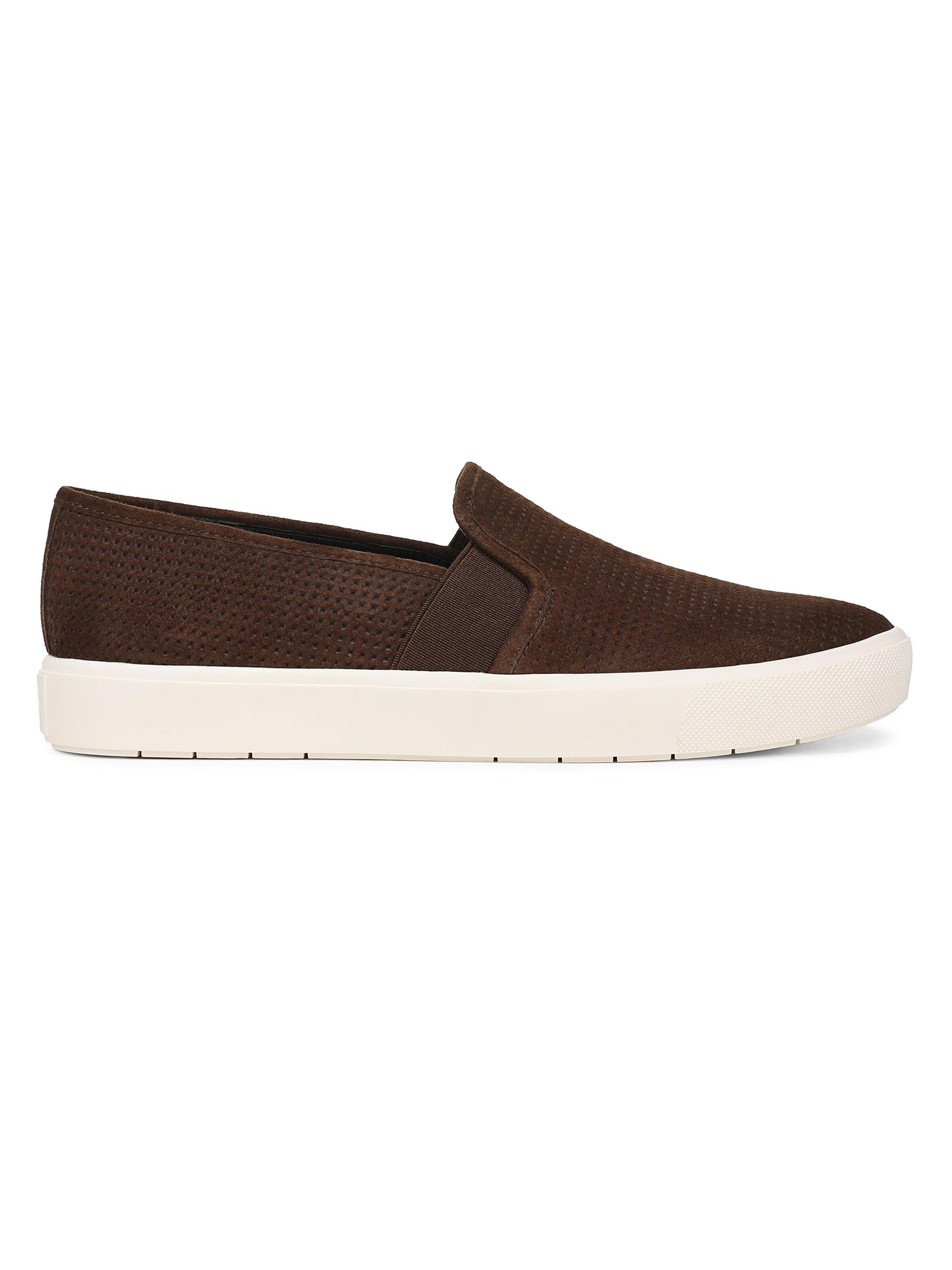 Vince Blair Perforated Leather Slip-On Sneakers | Saks Fifth Avenue