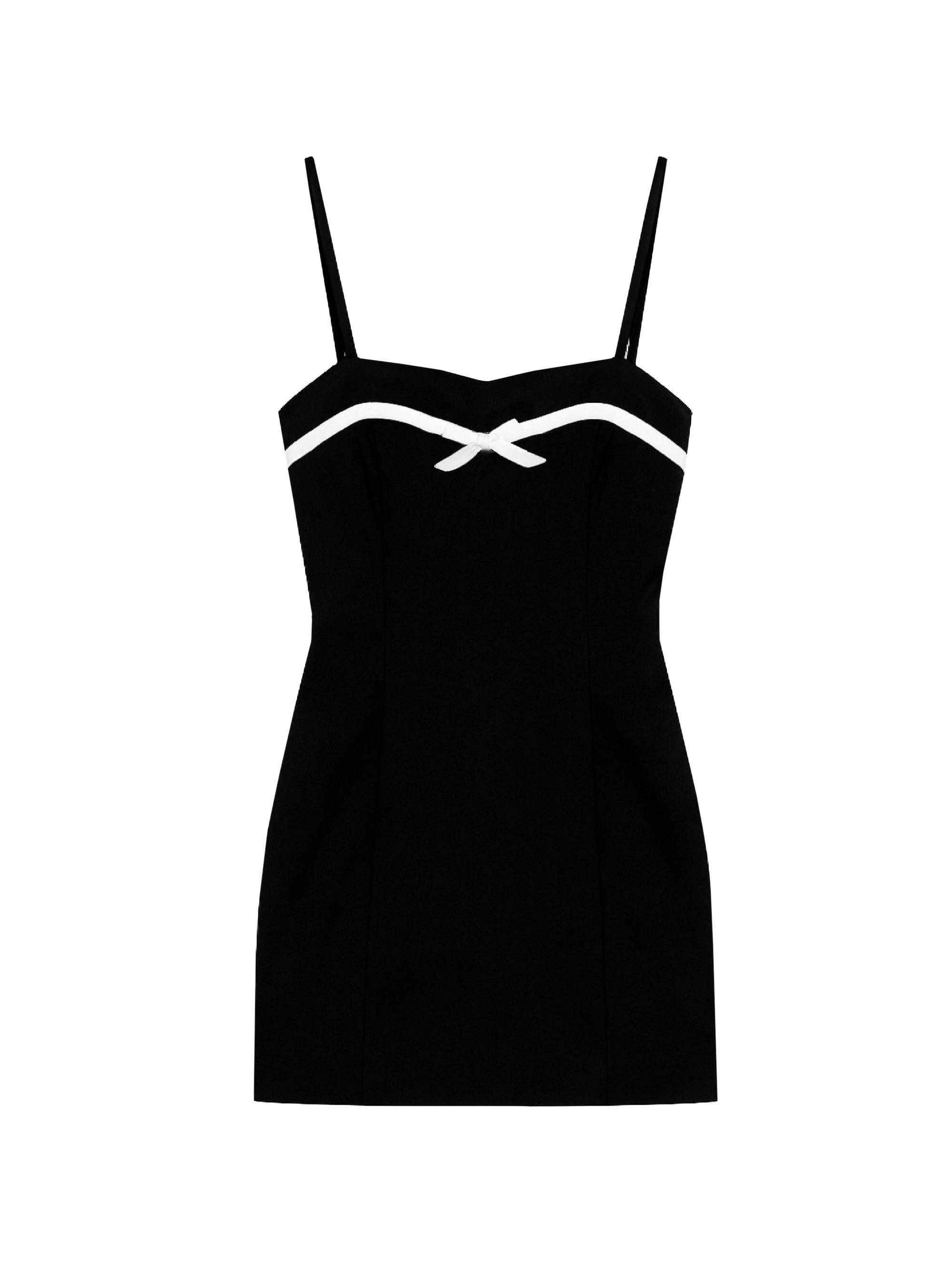 KatieJ NYC Girl's Jayda Sweetheart Minidress - Blackwhite