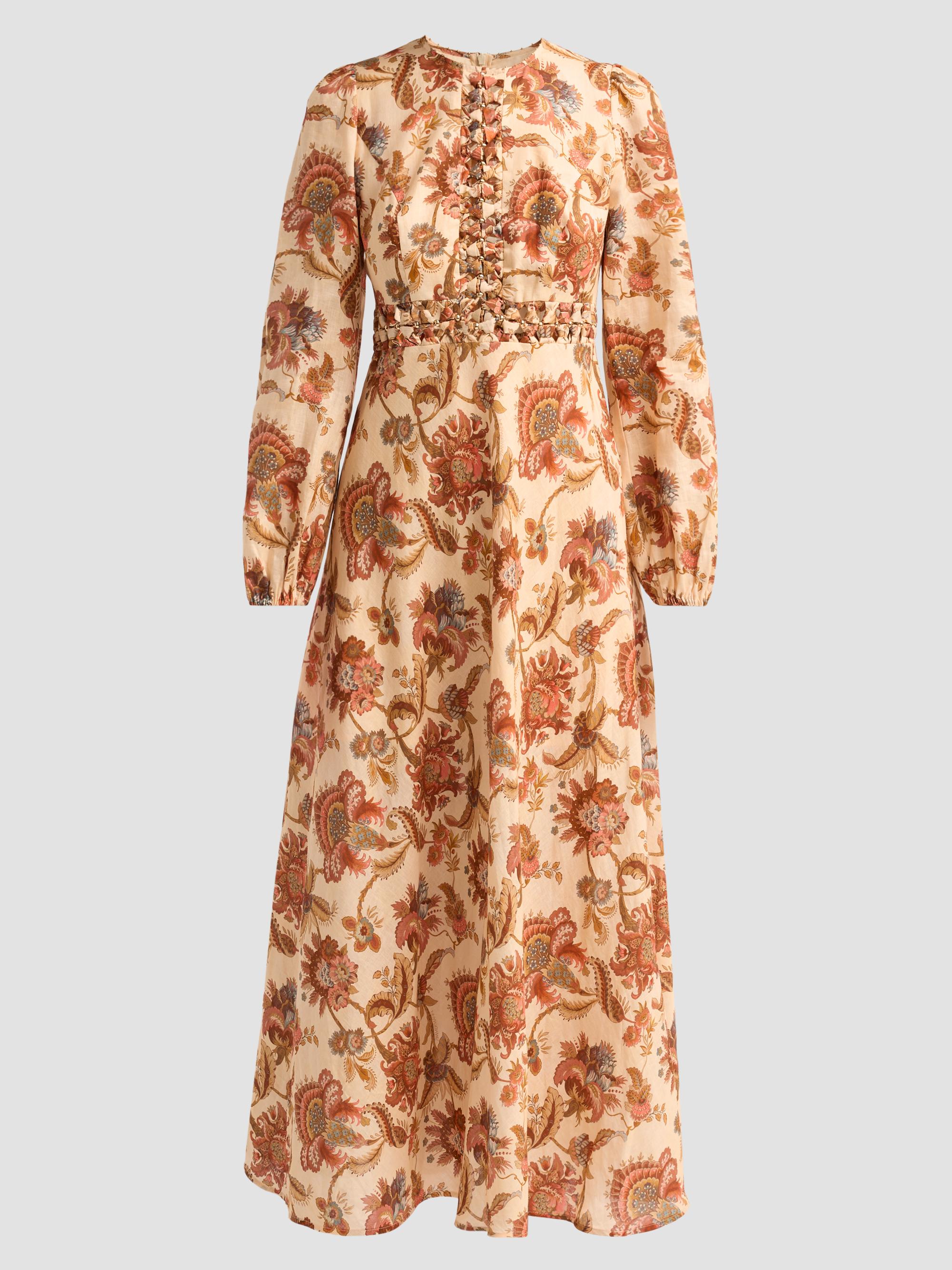 Zimmermann High Tide Midi Shirtdress | Saks Fifth Avenue