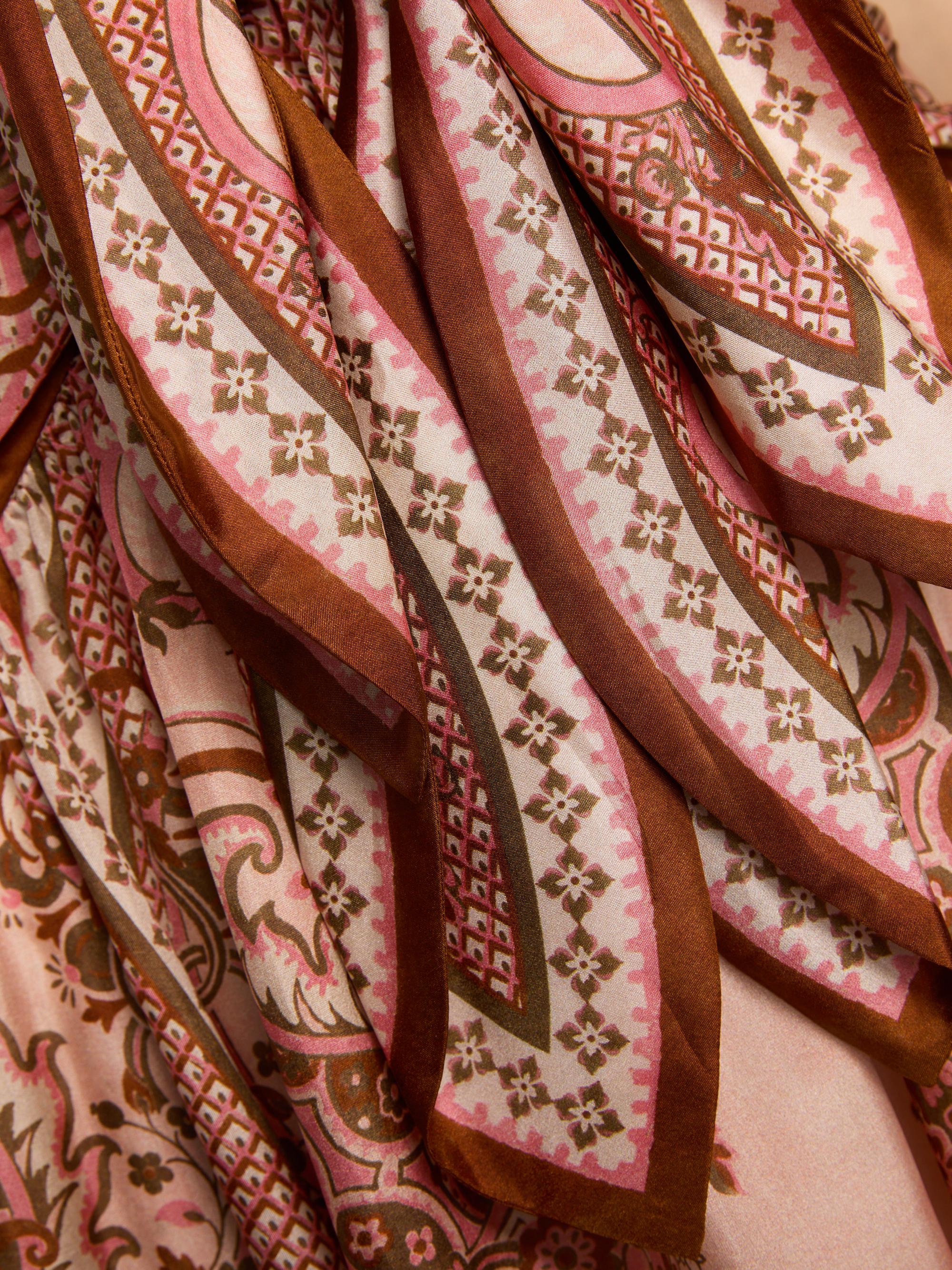 Zimmermann Aster Scarf Paisley Silk Midi-Dress | Saks Fifth Avenue