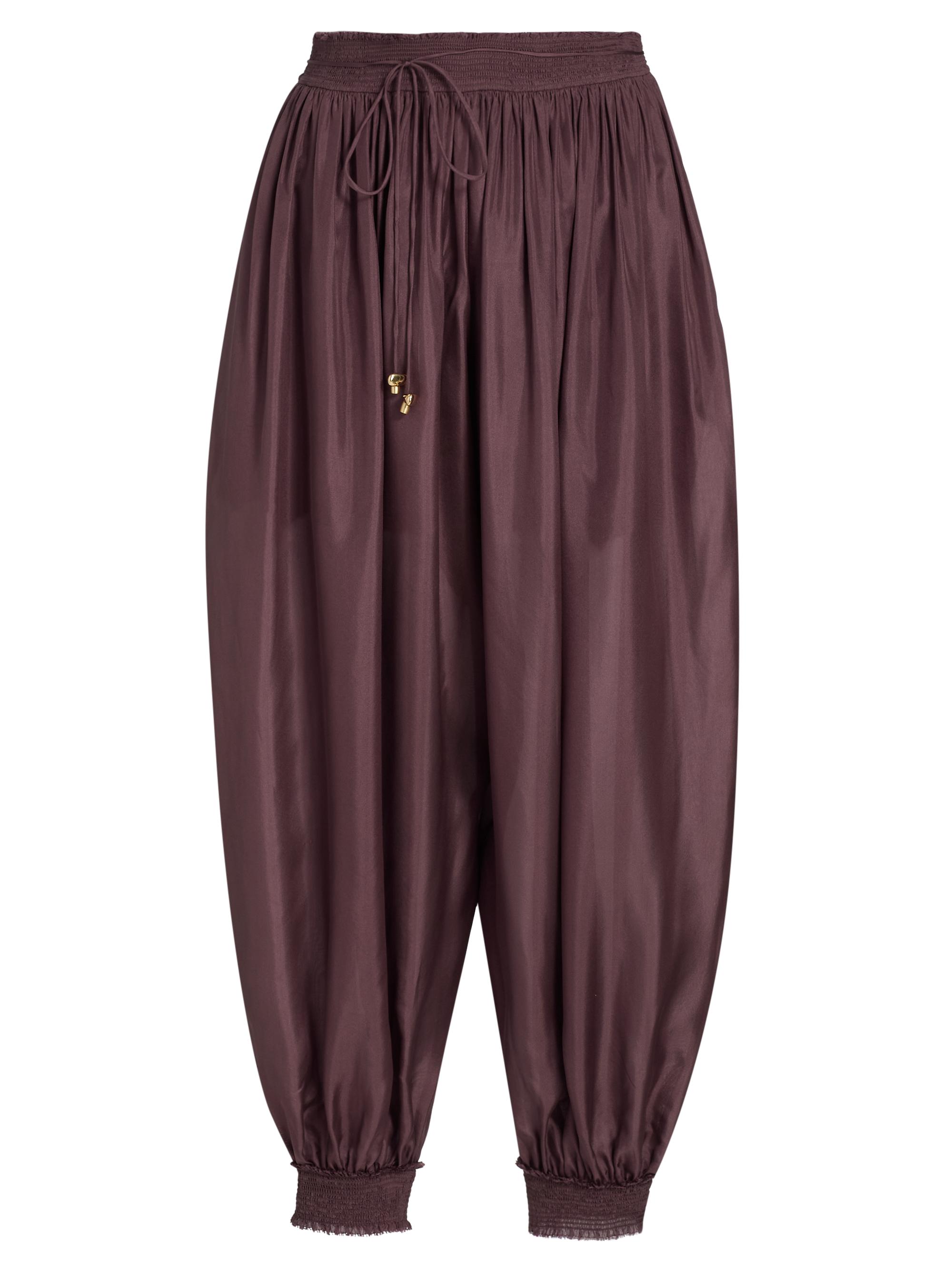 Zimmermann Women's Aster Silk Harem Pants - Musk | Thumbnail 8